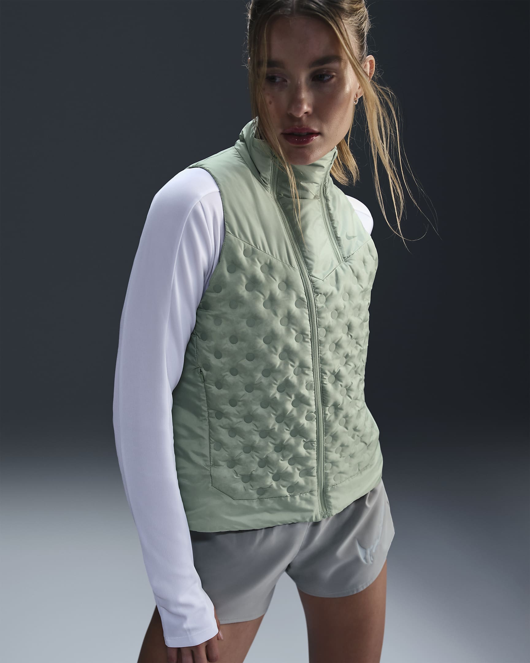 Nike Therma-FIT ADV Repel AeroLoft Women's Running Gilet - Jade Horizon