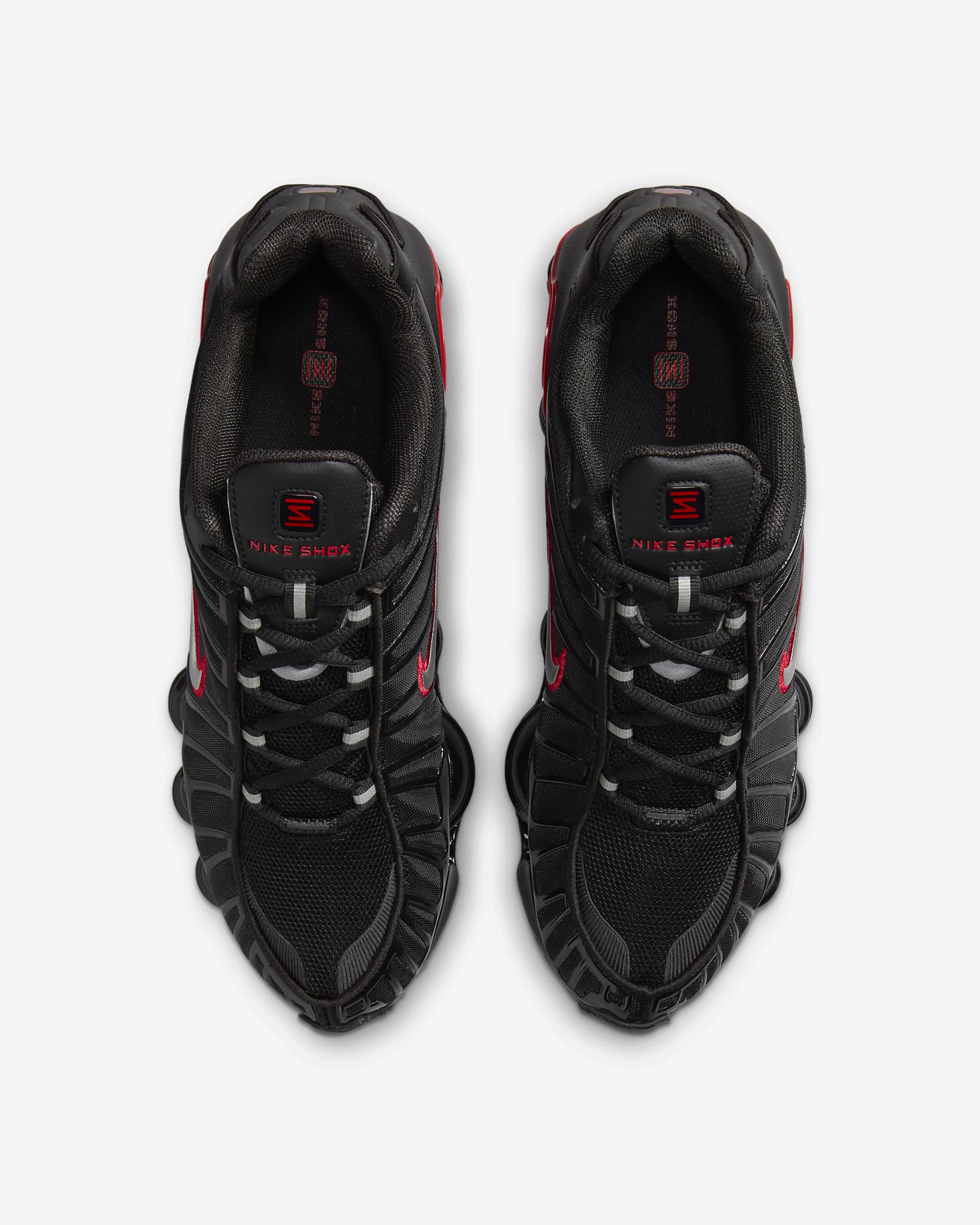 Nike Shox TL Sabatilles - Home - Negre/University Red/Platejat metal·litzat