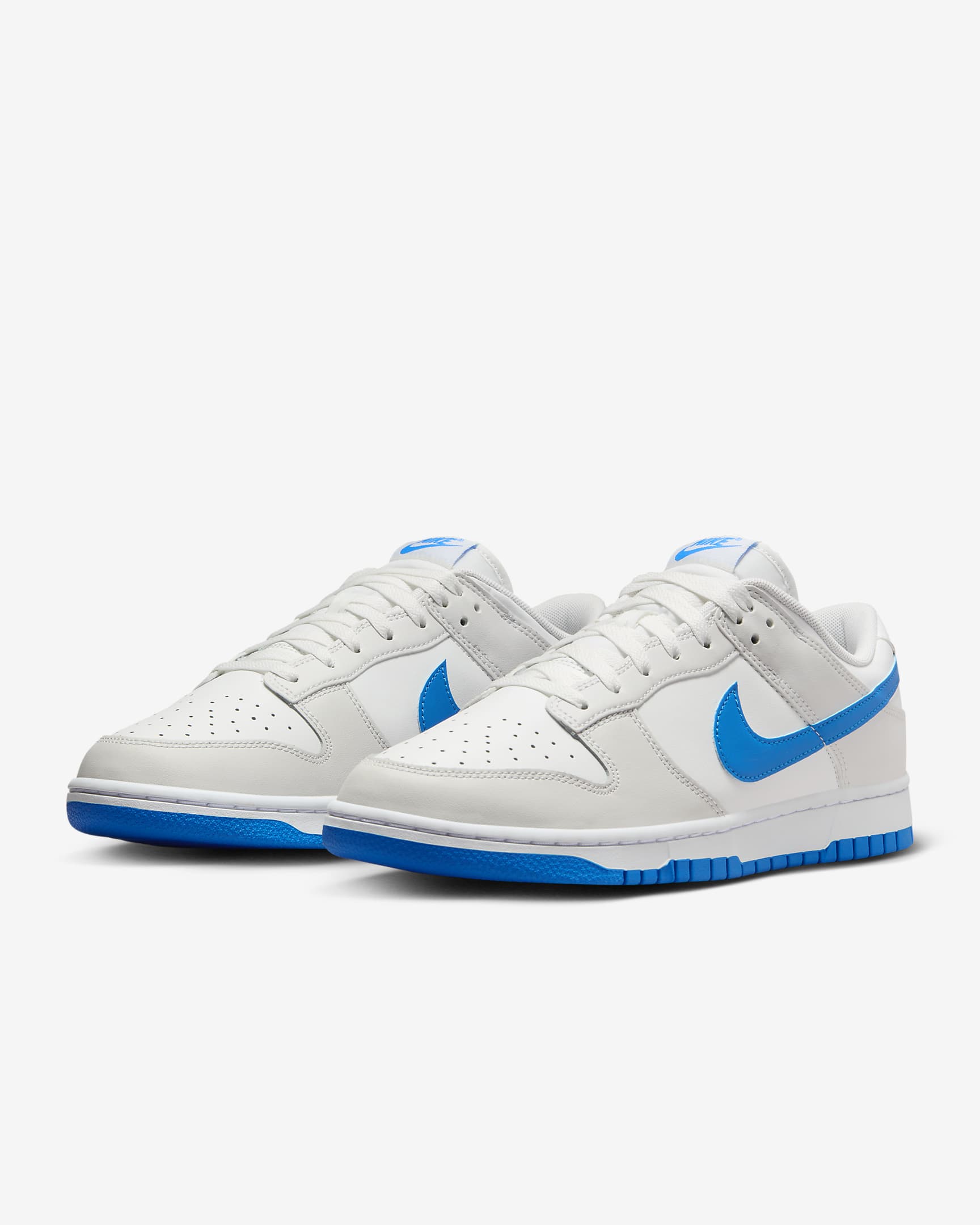 Nike Dunk Low Retro Men's Shoes - Summit White/Platinum Tint/White/Photo Blue