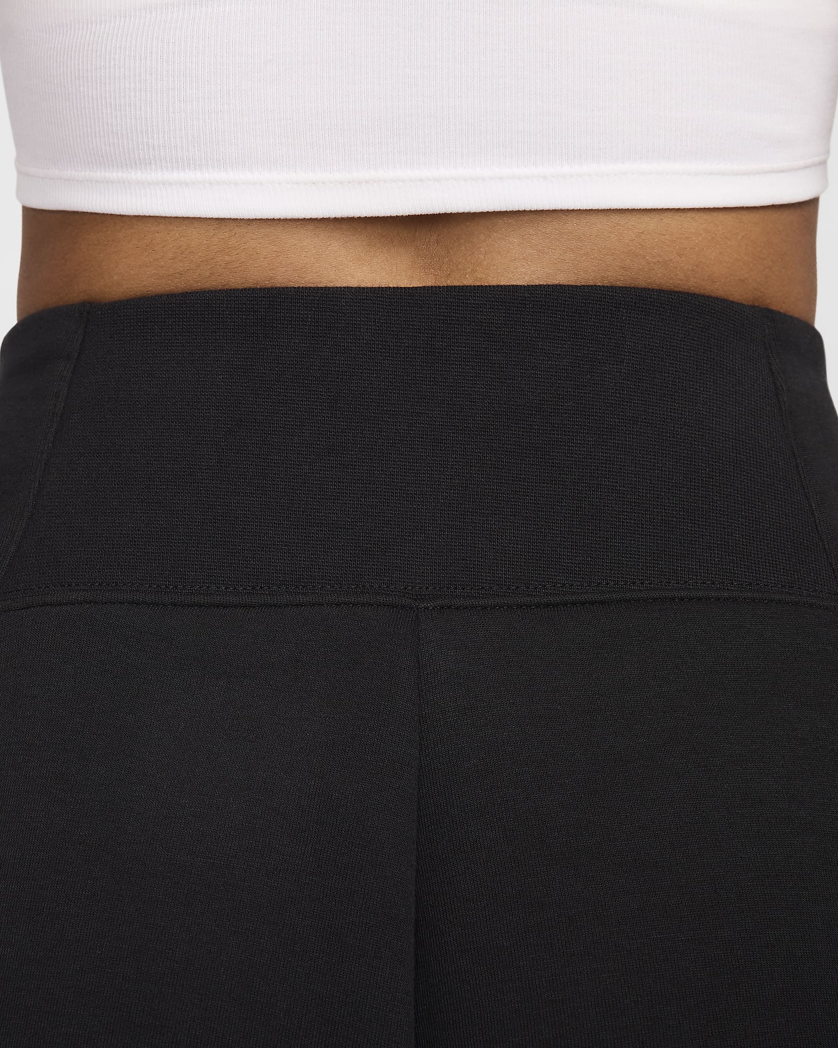 Nike Sportswear Tech Fleece Women's High-Waisted 3" Pleated Shorts - Black/Black