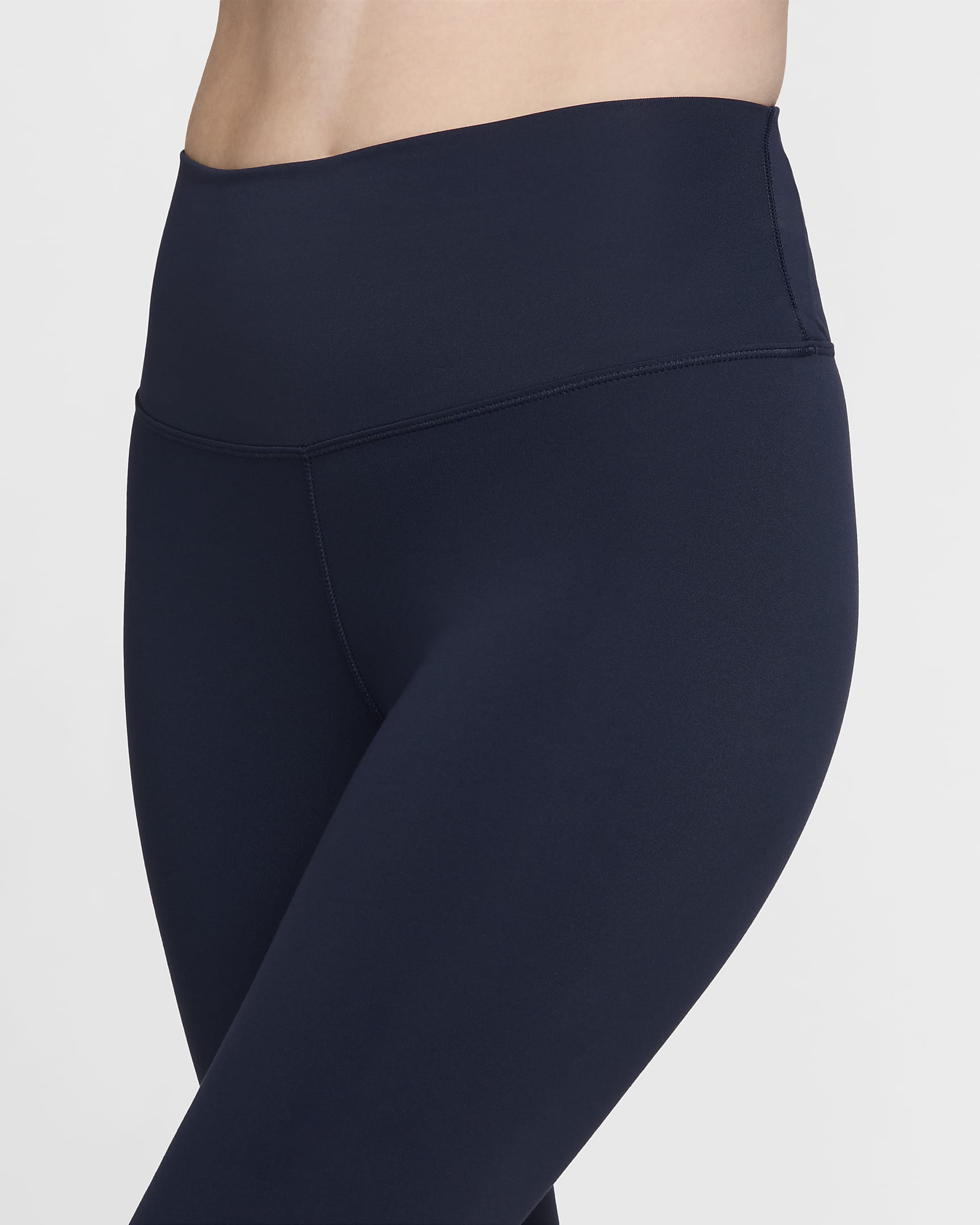 Leggings a tutta lunghezza a vita alta Nike One – Donna - Ossidiana/Nero