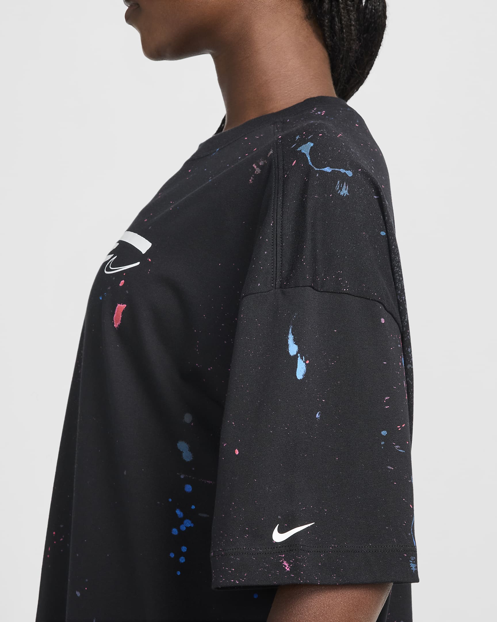 Nike Sportswear Breaking Women's Oversized Short-Sleeve T-Shirt - Black