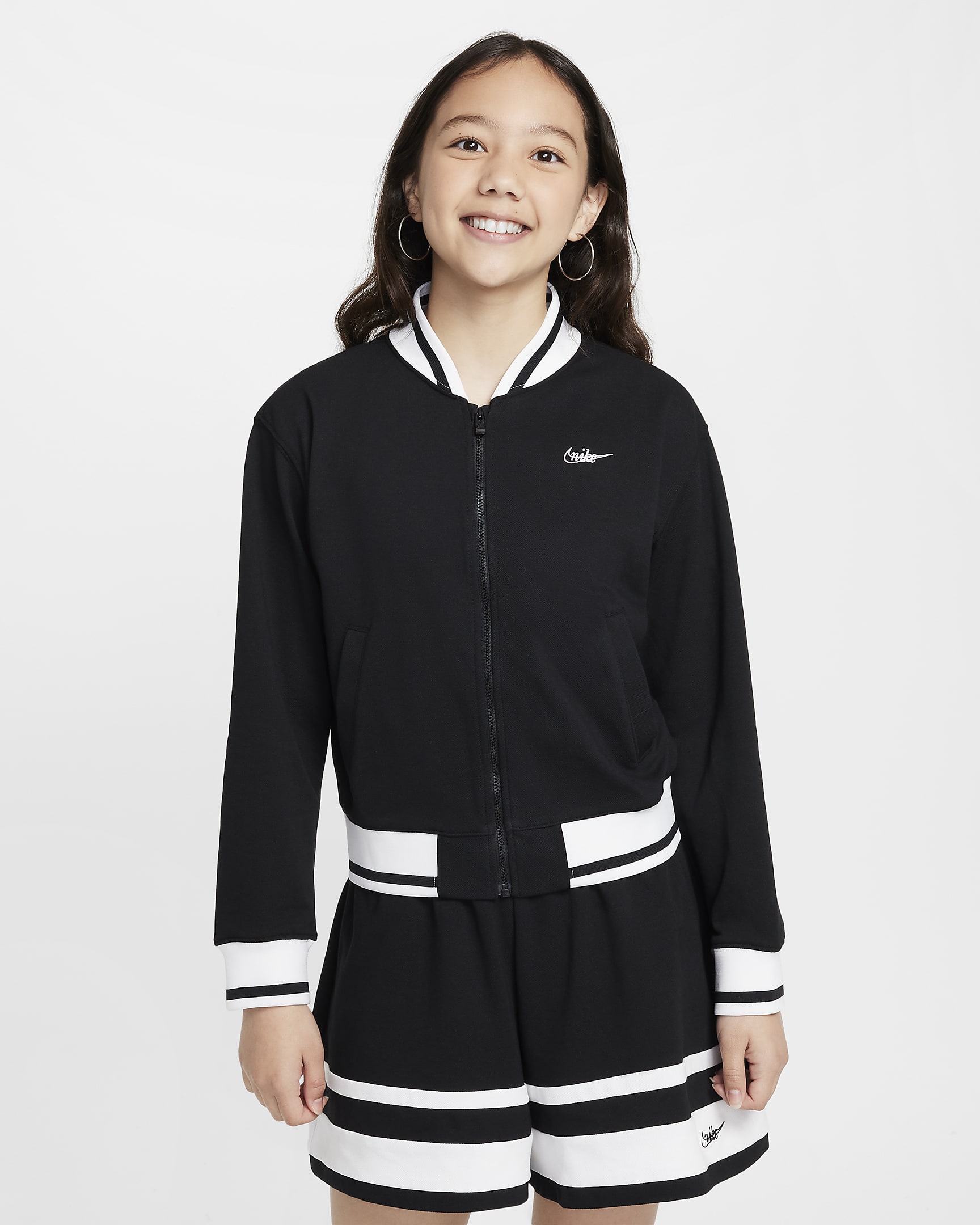 Nike Sportswear Girls' Jacket - Black