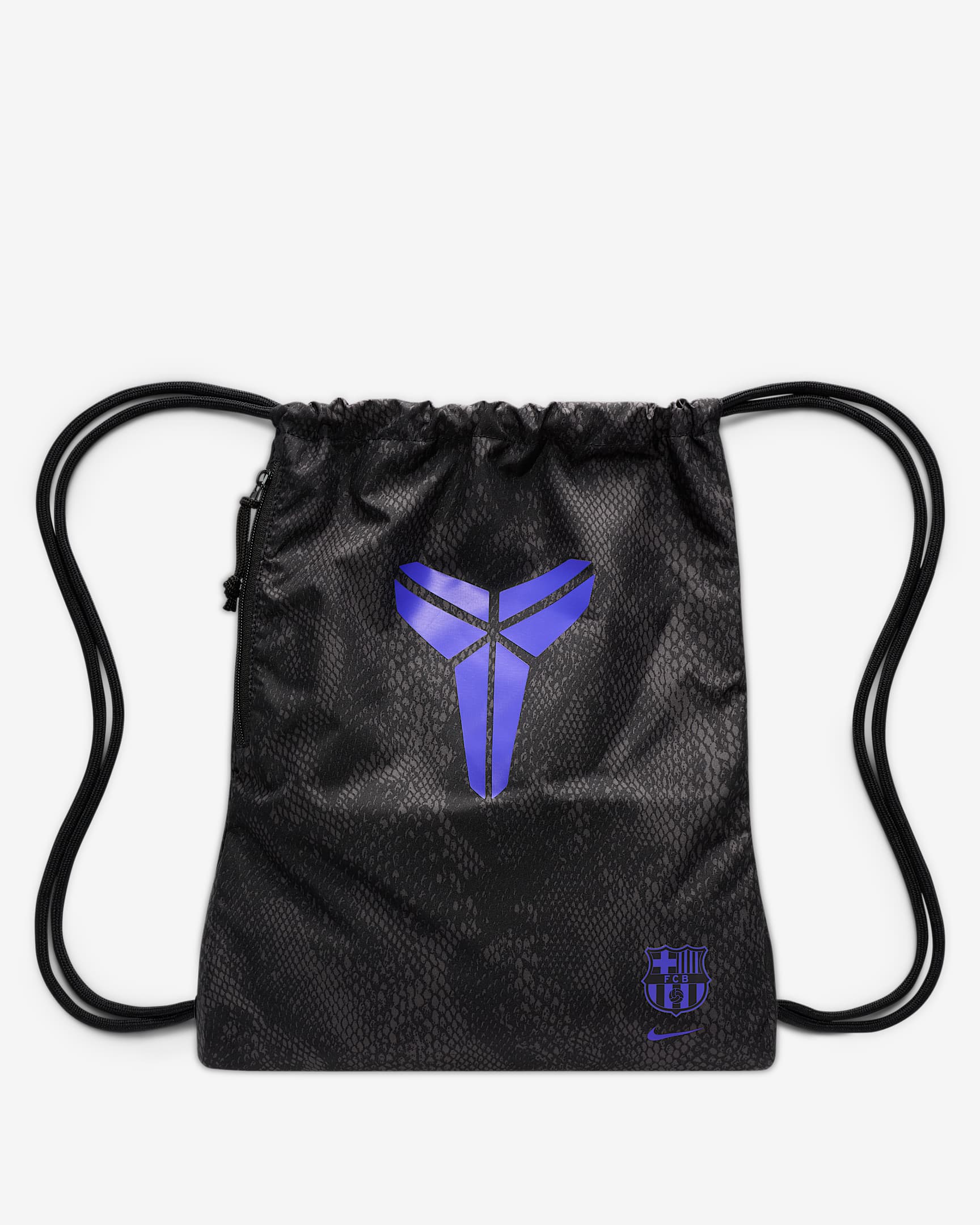 Sac de gym Nike Heritage AOP Extérieur 2025/2026 Barcelona - Noir/Anthracite/Persian Violet