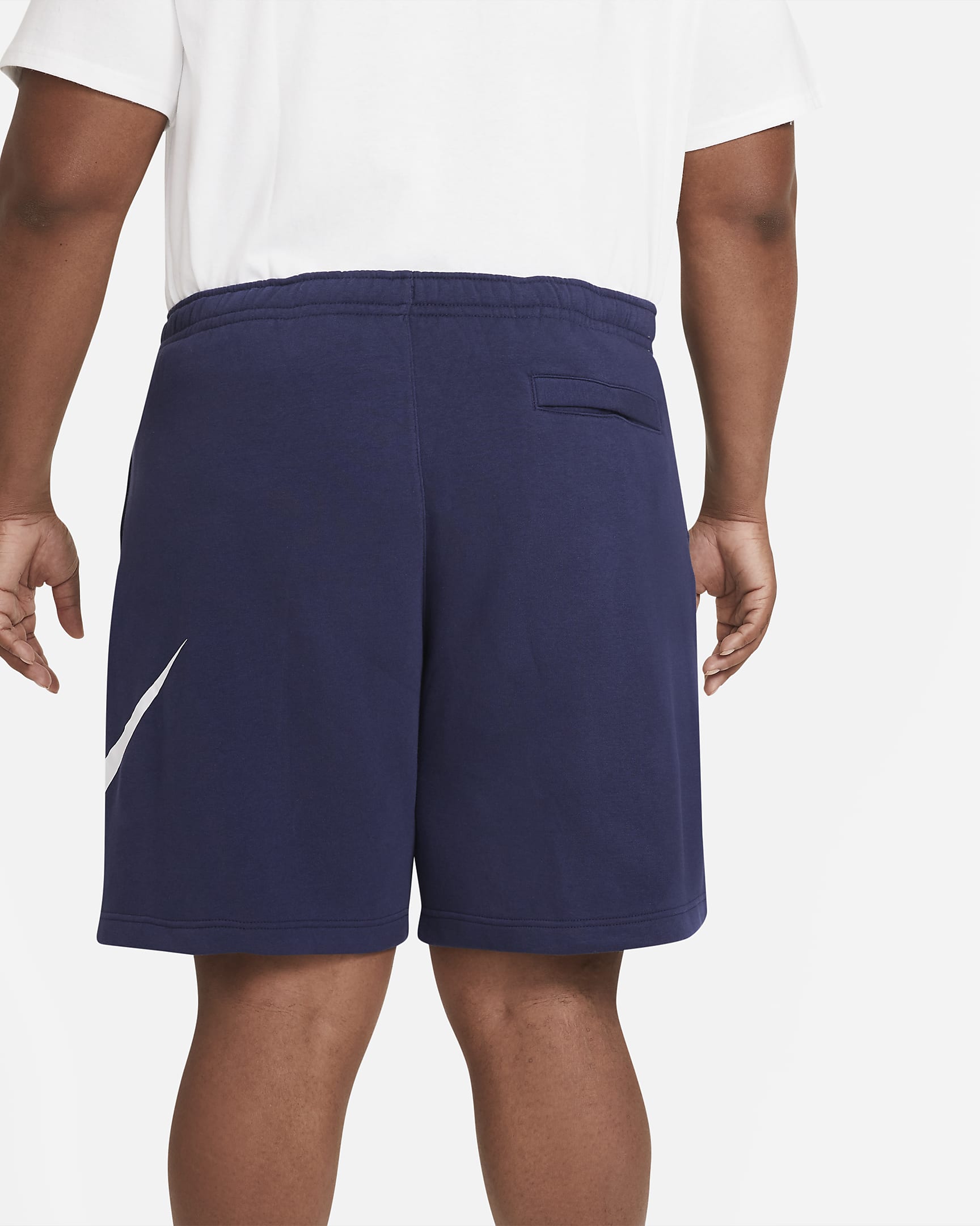 Shorts con estampado para hombre Nike Sportswear Club - Azul marino medianoche/Blanco/Blanco