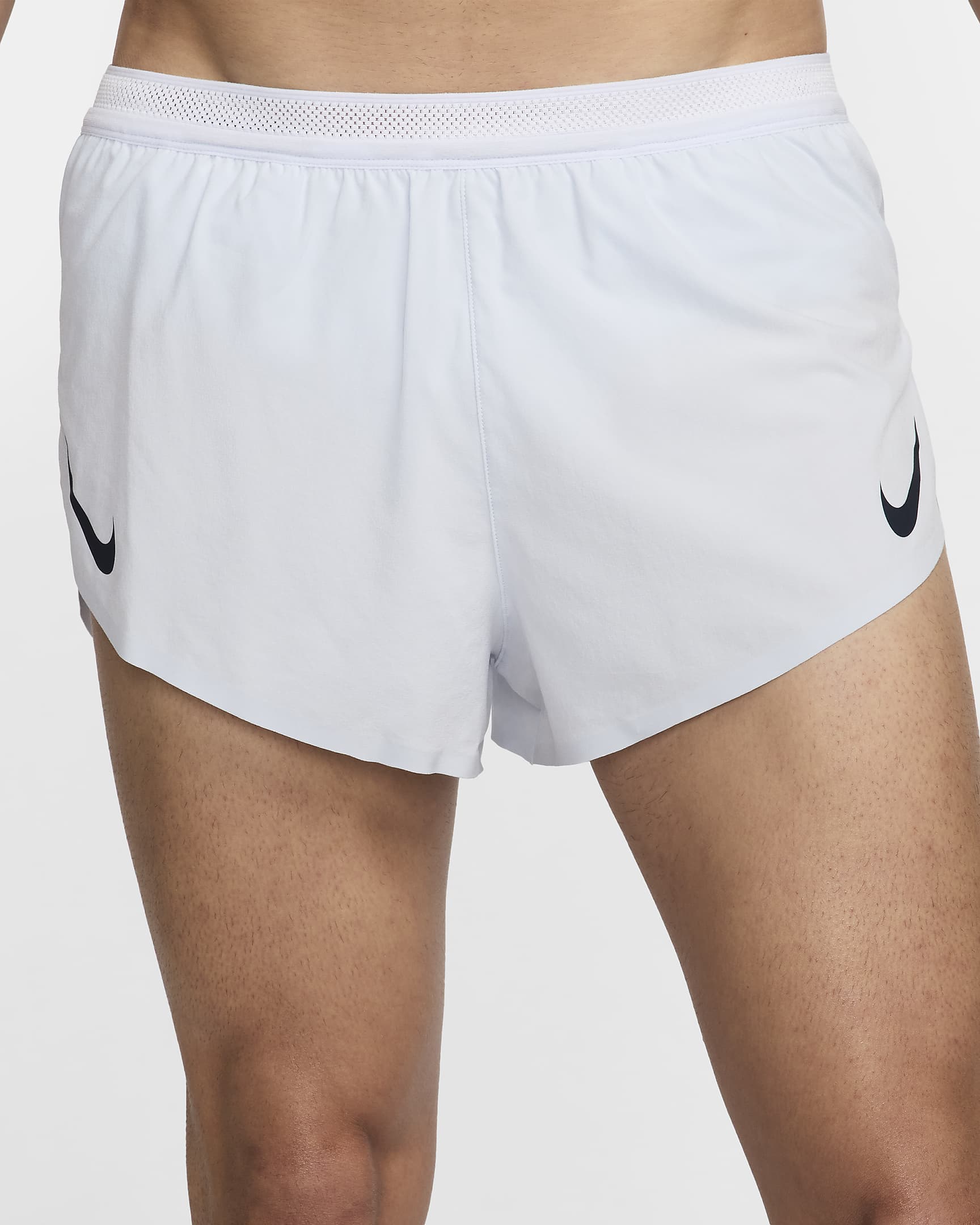 Short de running avec sous-short intégré 5 cm Dri-FIT ADV Nike AeroSwift pour homme - Football Grey/Dark Obsidian