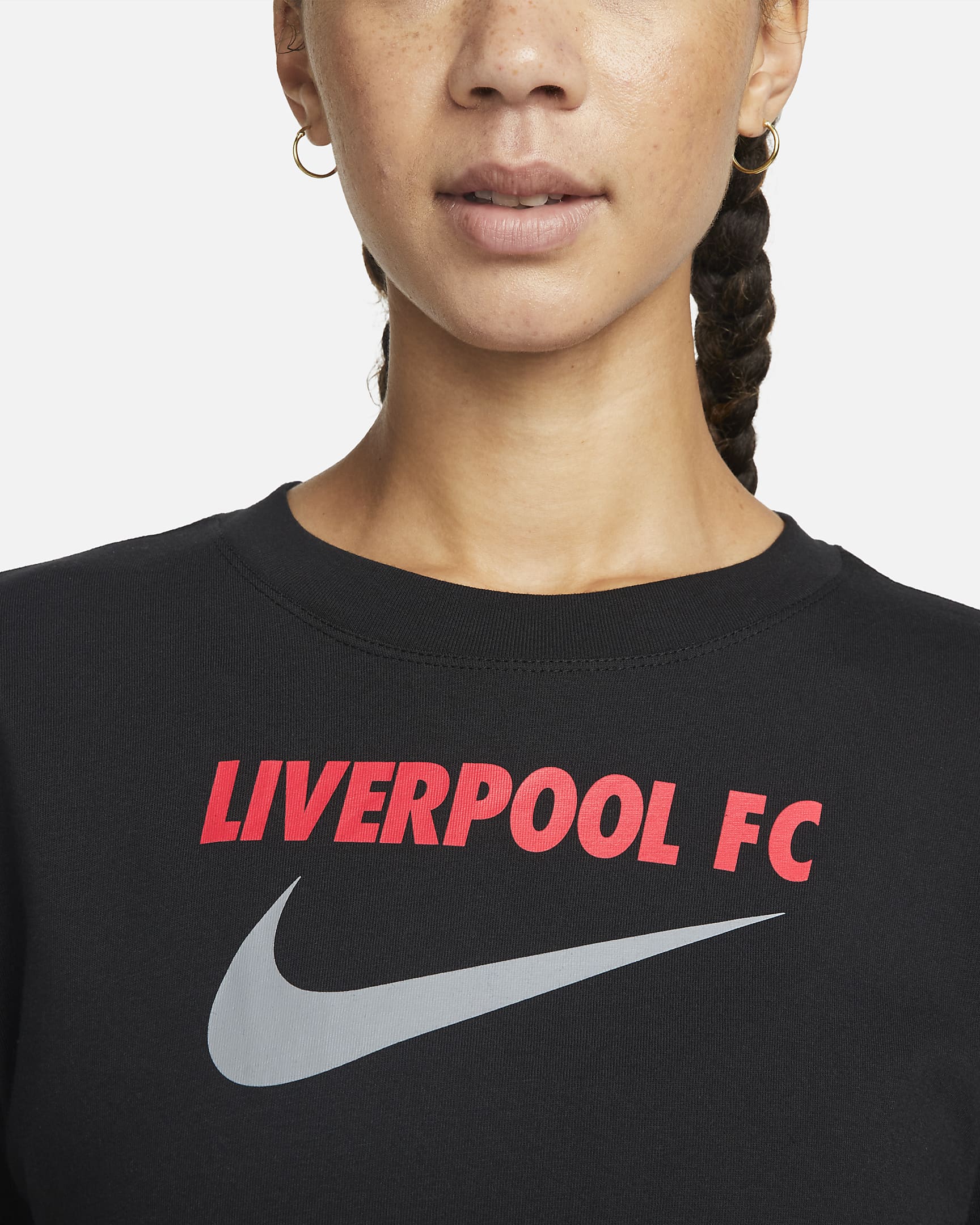 Liverpool F.C. Swoosh Women's Football T-Shirt. Nike SK