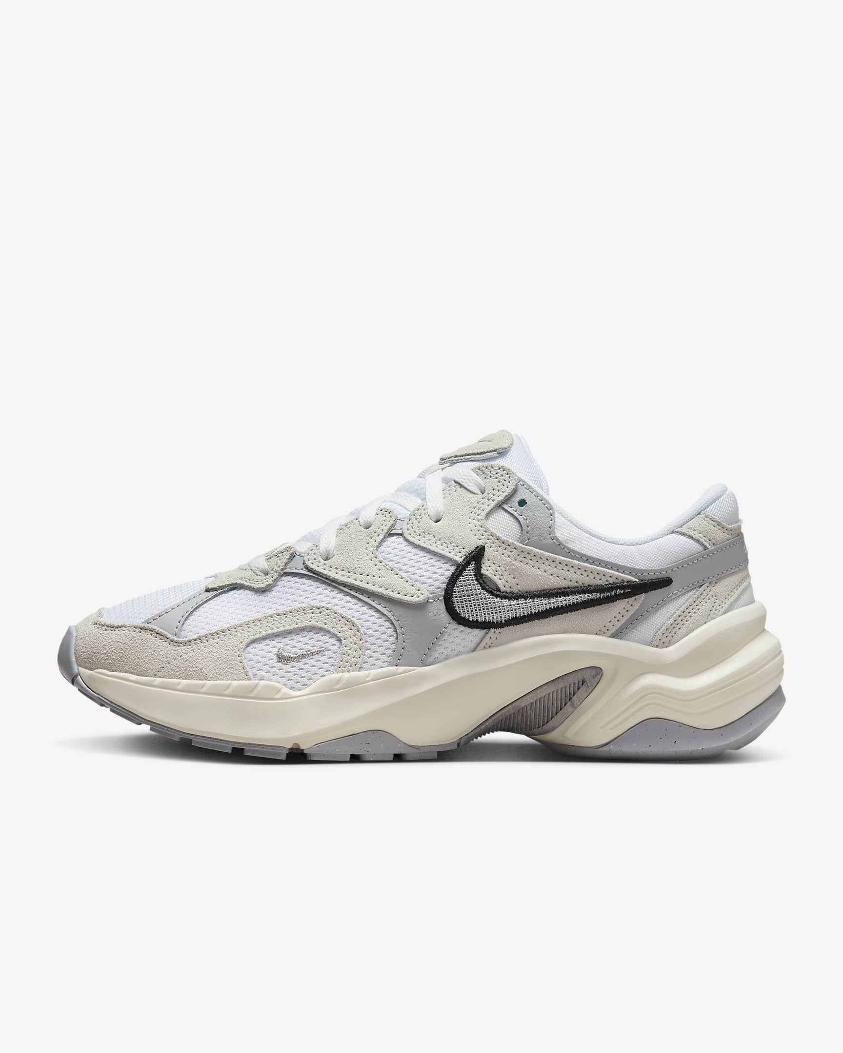 Chaussure Nike AL8 pour femme - Blanc/Noir/Sail/Metallic Silver