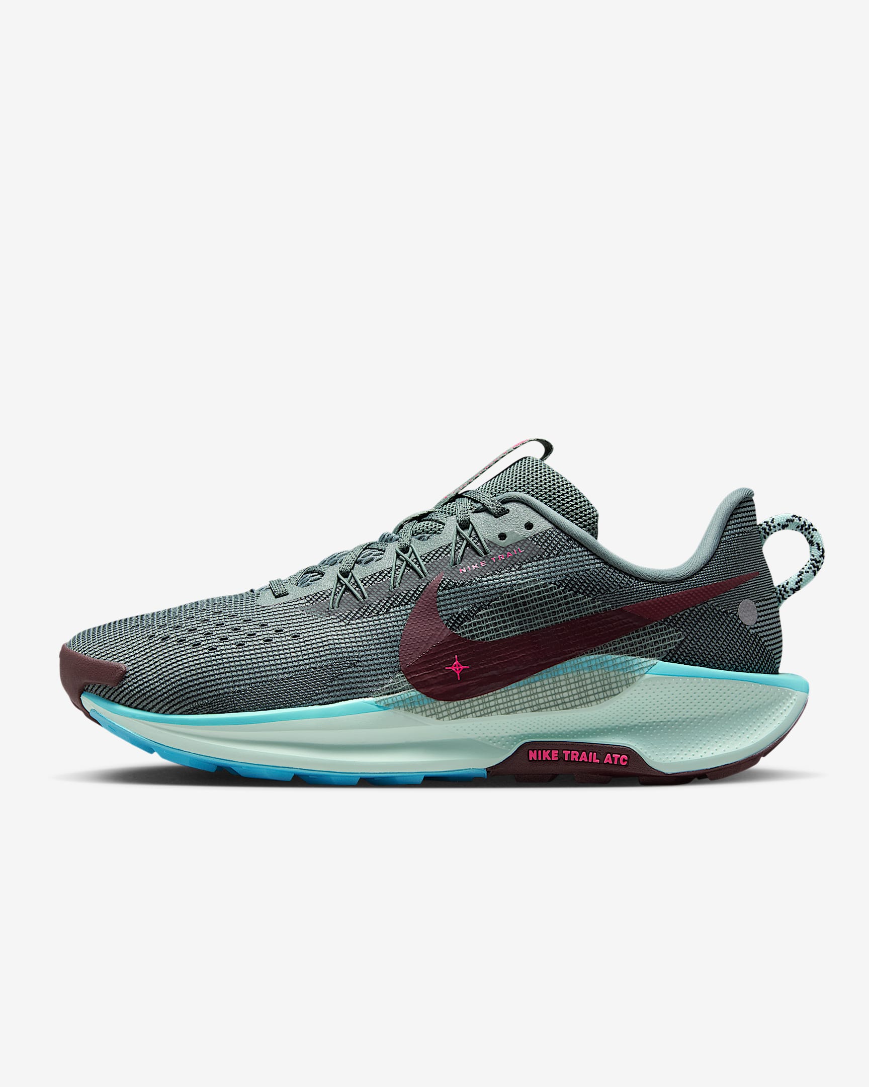 Scarpa da trail running Nike Pegasus Trail 5 – Uomo - Clay Green/Bleached Turquoise/Seaweed/Burgundy Crush