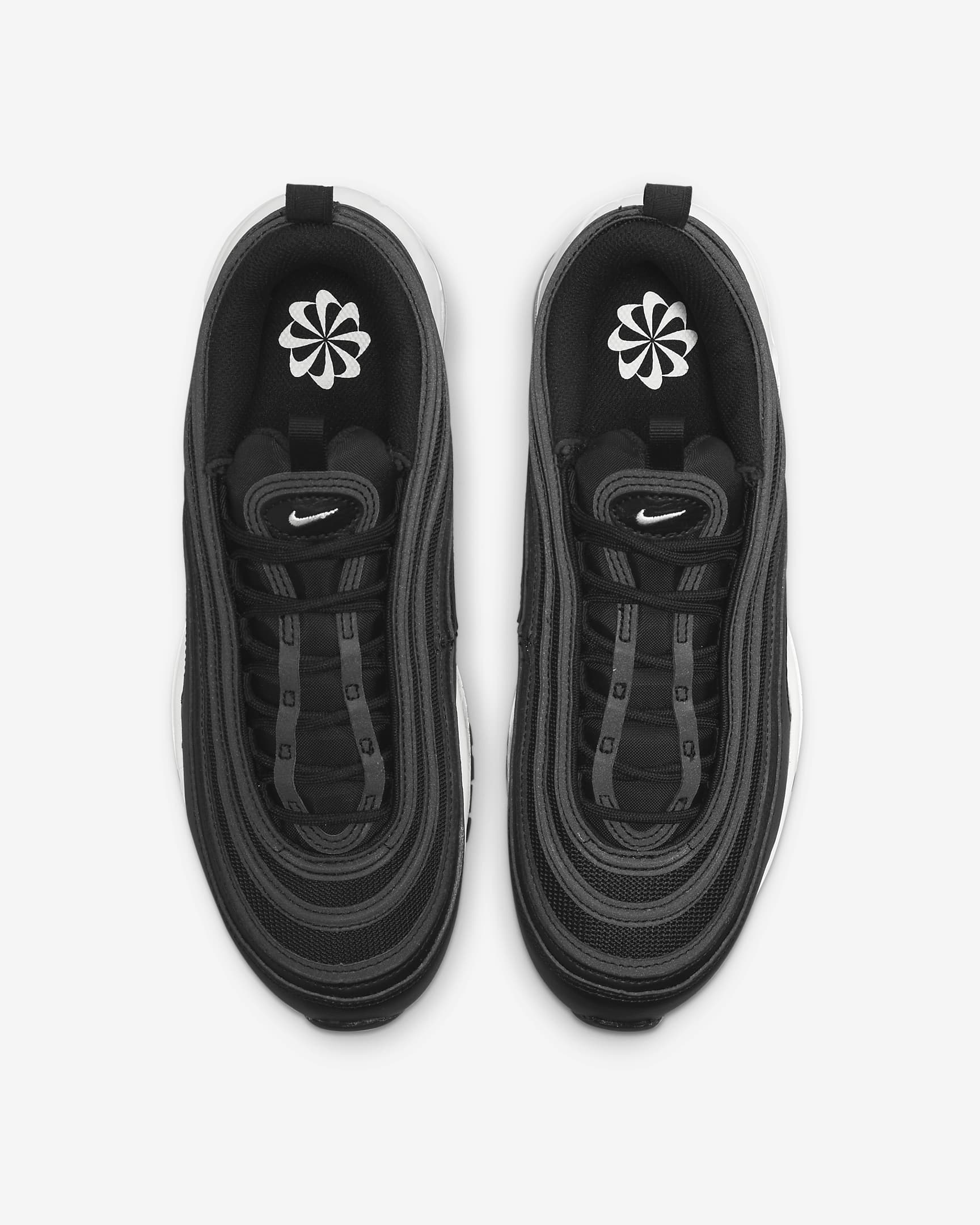 Nike Air Max 97 Women's Shoes - Black/Black/White