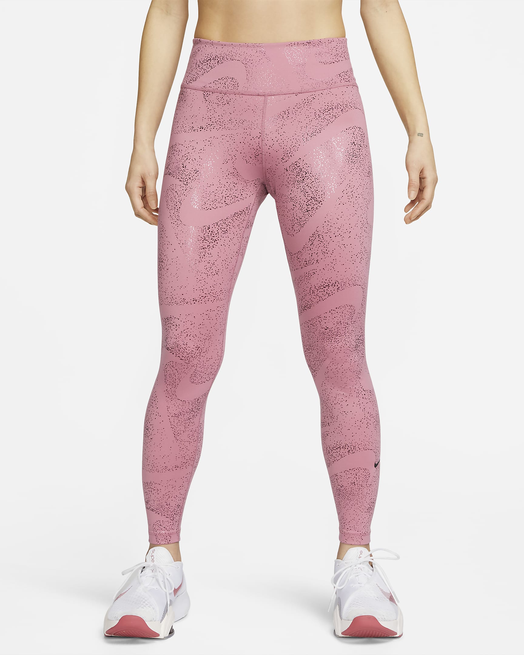 Nike One Women's Mid-Rise Printed Leggings. Nike ID