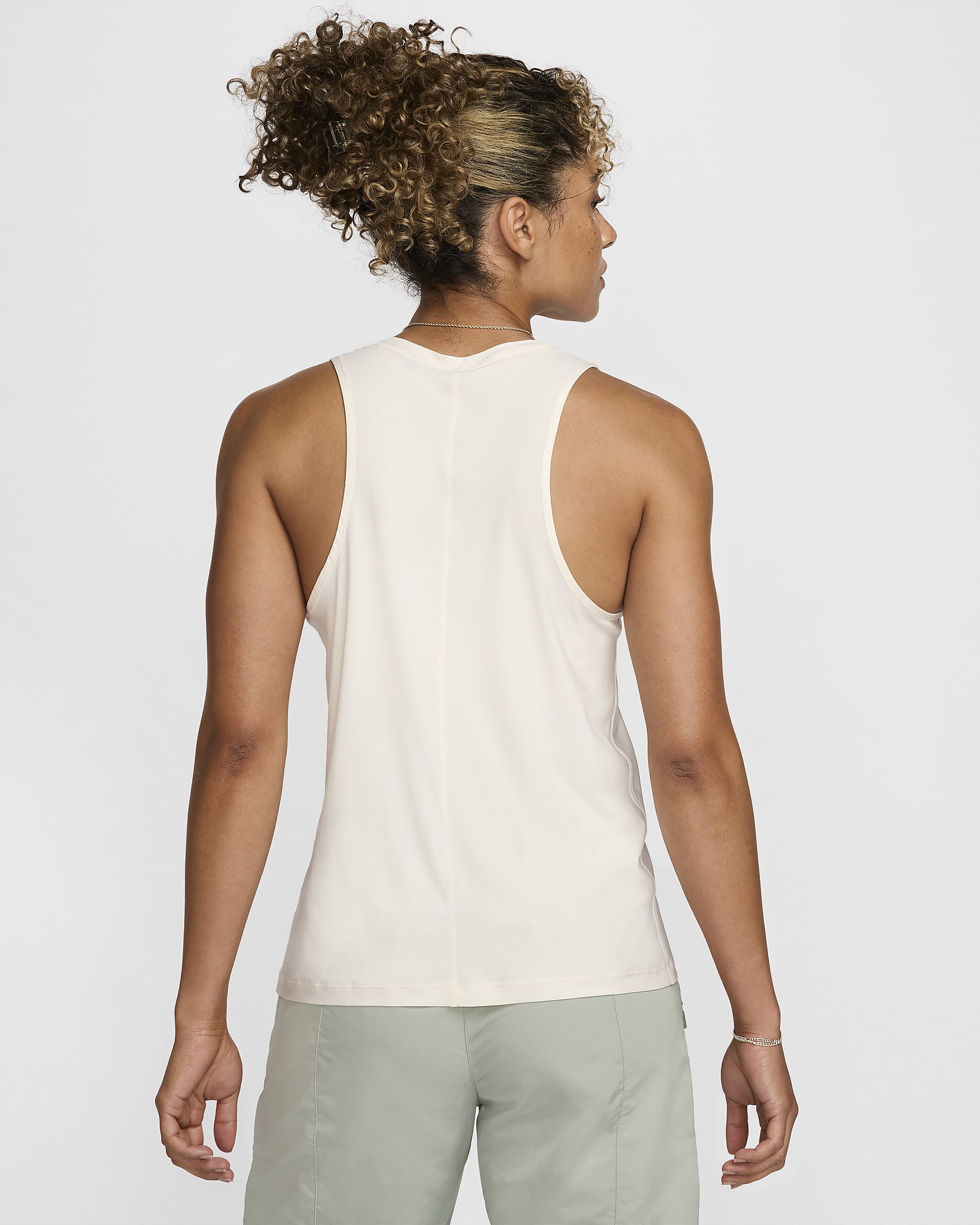 Nike Trail Women's Dri-FIT Graphic Running Tank Top - Pale Ivory/Khaki