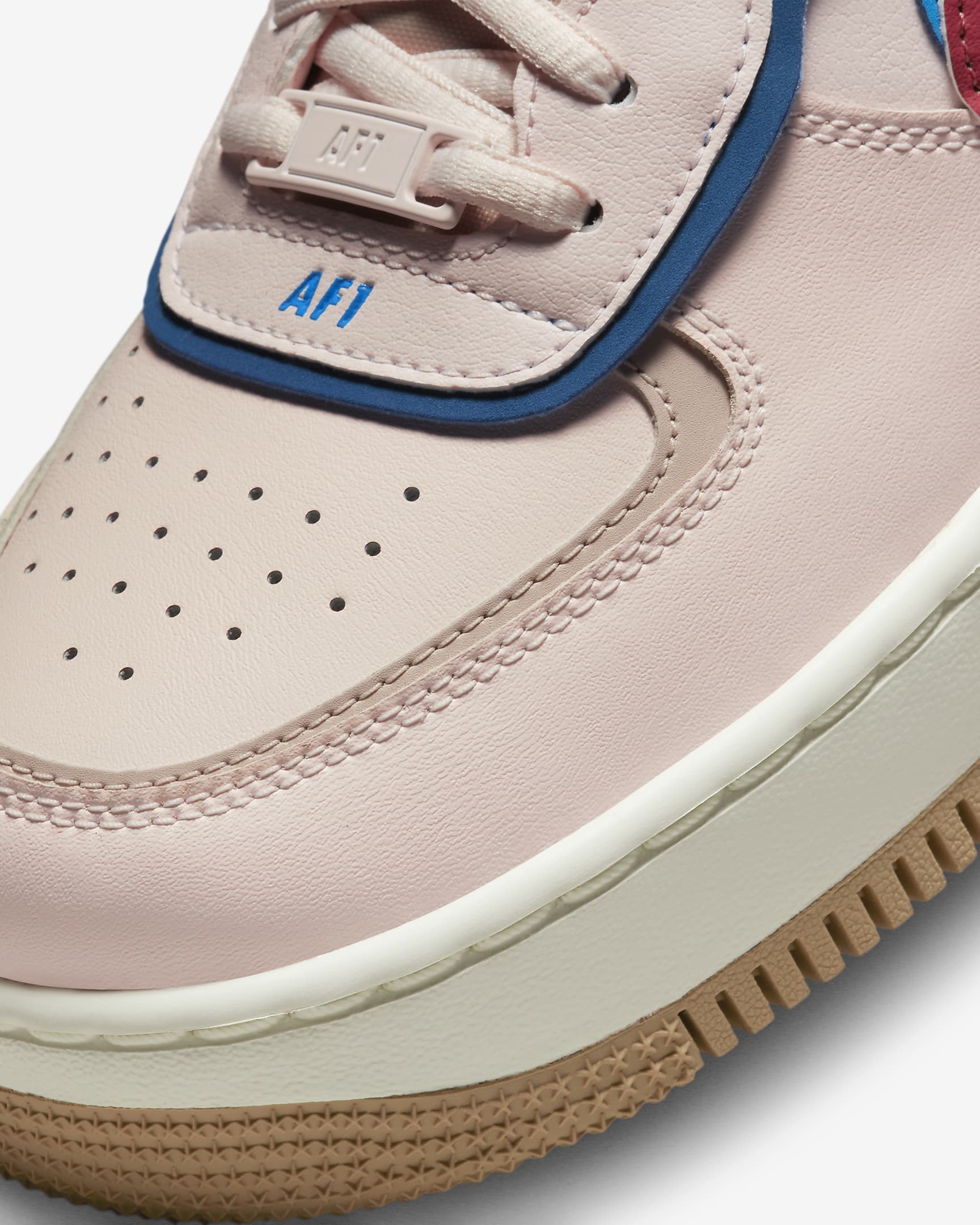 Γυναικεία παπούτσια Nike Air Force 1 Shadow - Light Soft Pink/Fossil Stone/Team Red/Canyon Rust