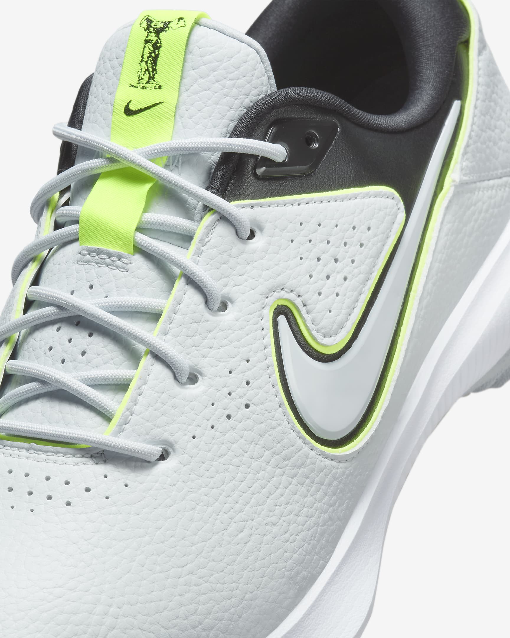 Nike Victory Pro 3-golfsko til mænd - Pure Platinum/sort/hvid/Volt