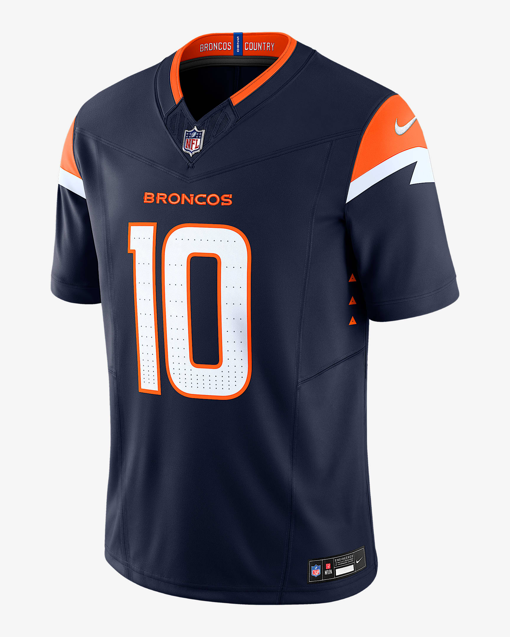 Bo Nix Denver Broncos Men's Nike Dri-FIT NFL Limited Jersey - Navy