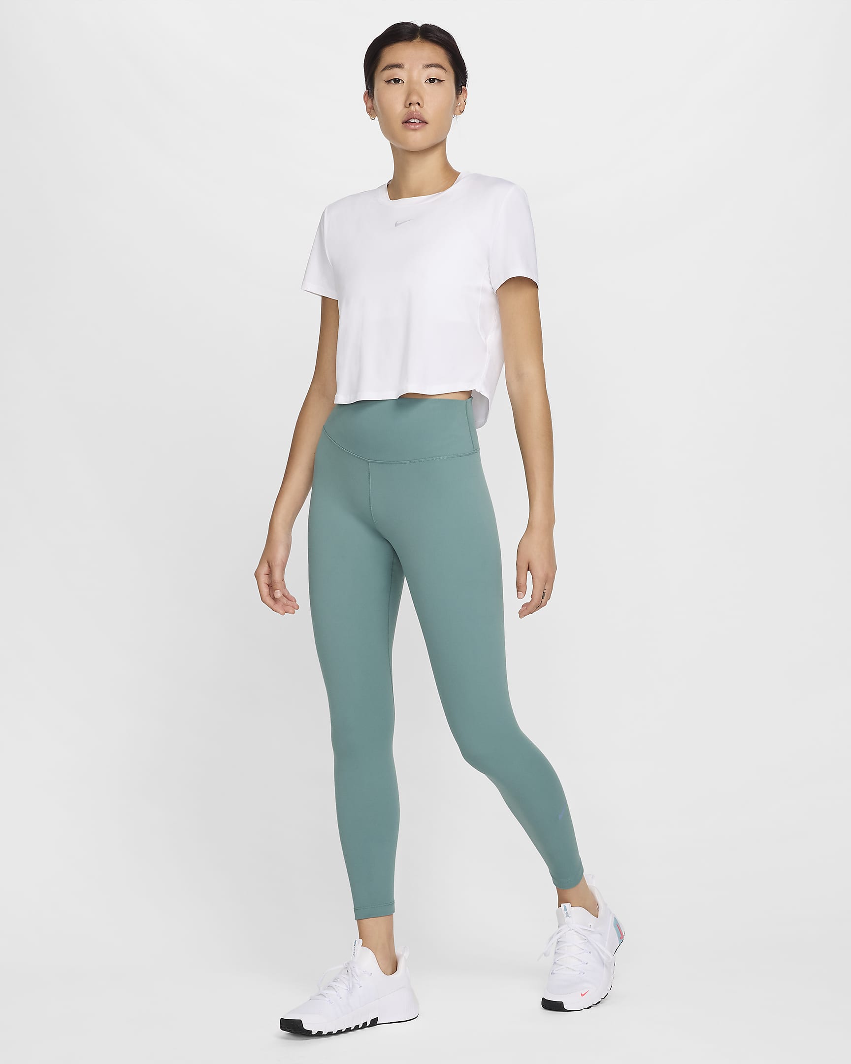 Nike One Women's High-Waisted Full-Length Leggings - Bicoastal/Black