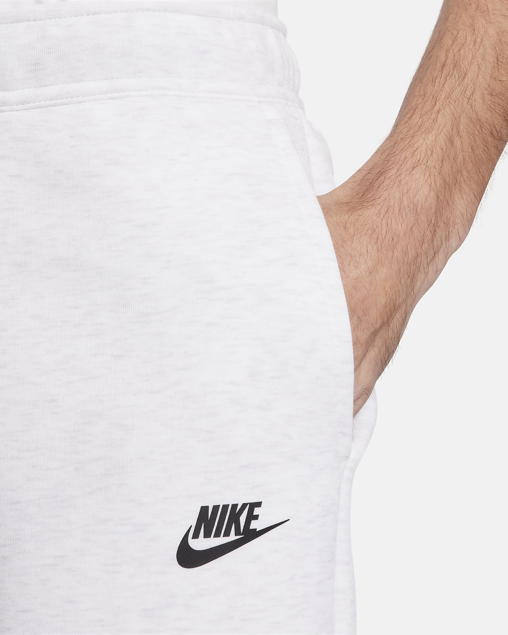 Short Nike Sportswear Tech Fleece pour homme - Birch Heather/Noir