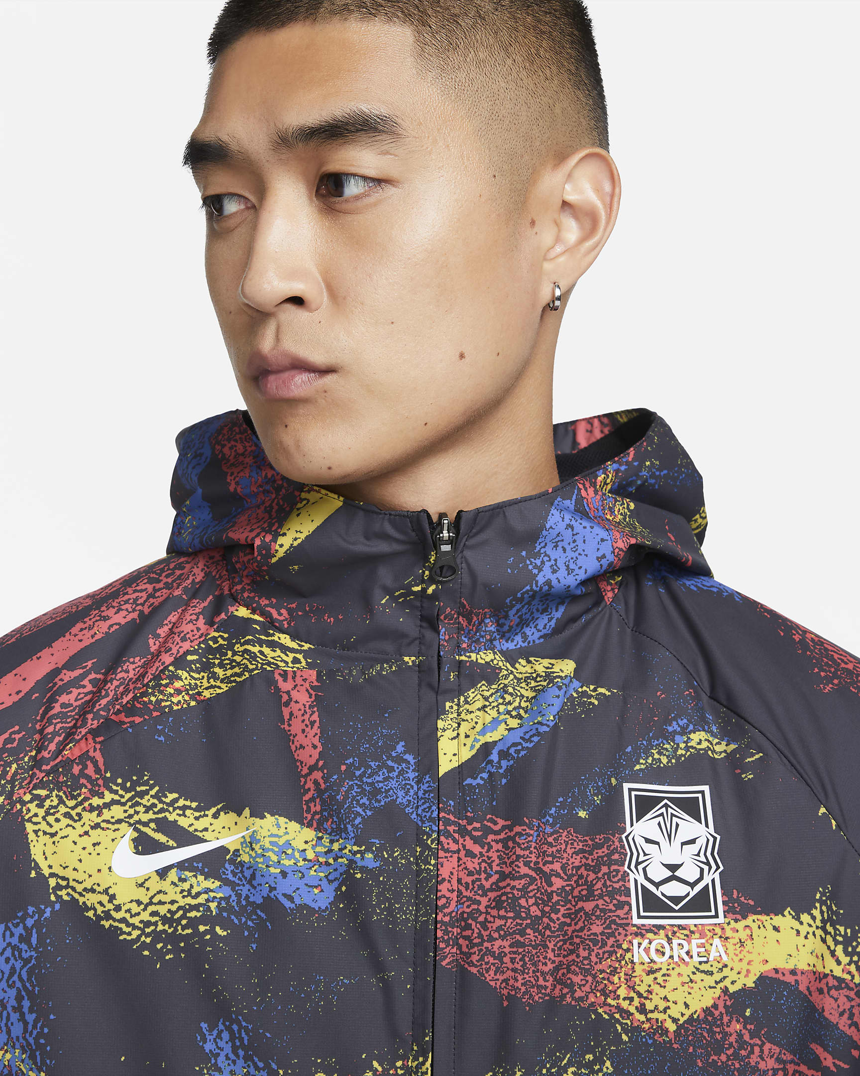 Korea AWF Men's FullZip Football Jacket. Nike NL