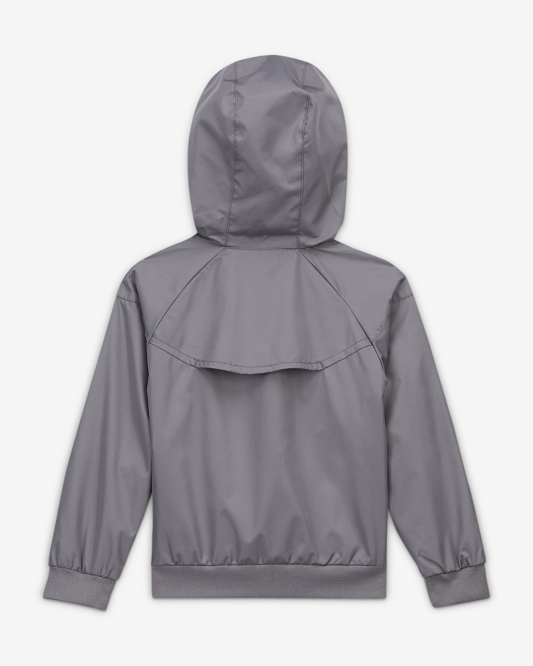 Chamarra infantil con cierre completo Nike Sportswear Windrunner - Gris humo