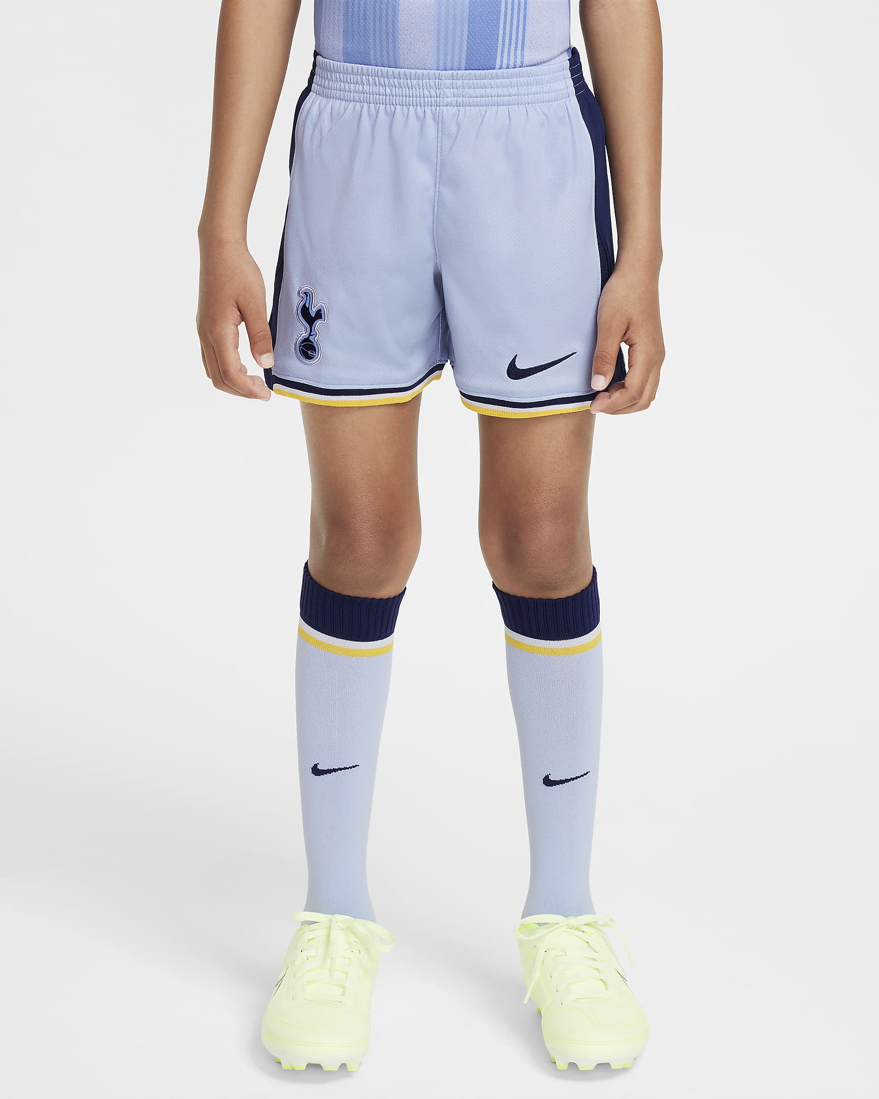 Tottenham Hotspur 2024/25 Stadium Away dreiteiliges Nike Replika-Fußballtrikot-Set (jüngere Kinder) - Cobalt Bliss/Binary Blue