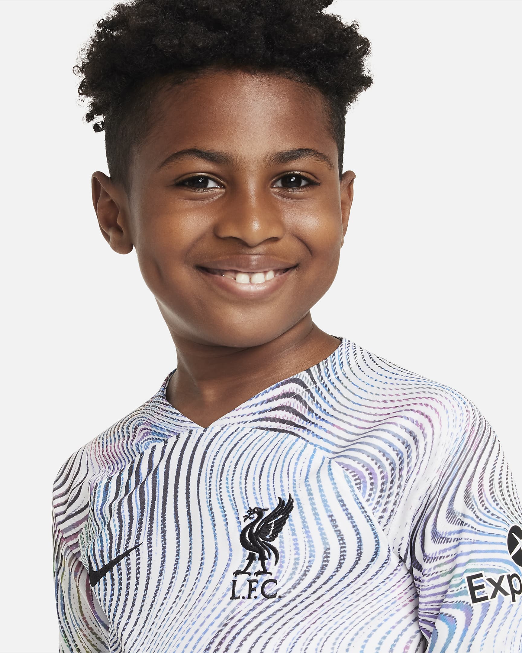 Jersey de fútbol Nike Dri-FIT para niños talla grande Liverpool FC ...