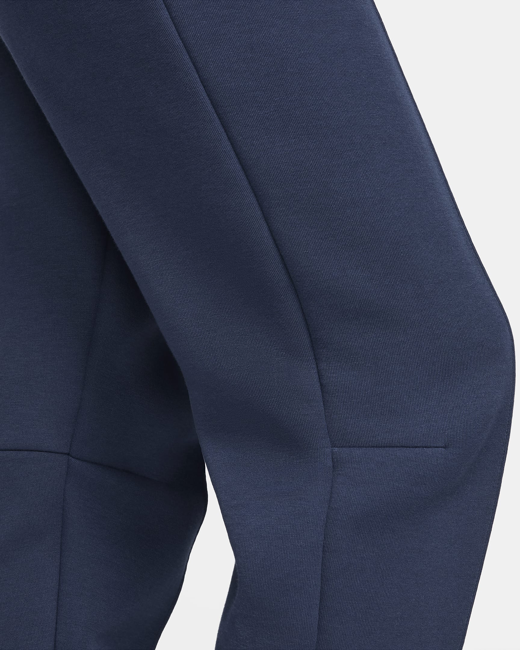 Pantalon de jogging taille mi-haute Nike Football Paris Saint-Germain Tech Fleece pour femme - Midnight Navy/Blanc