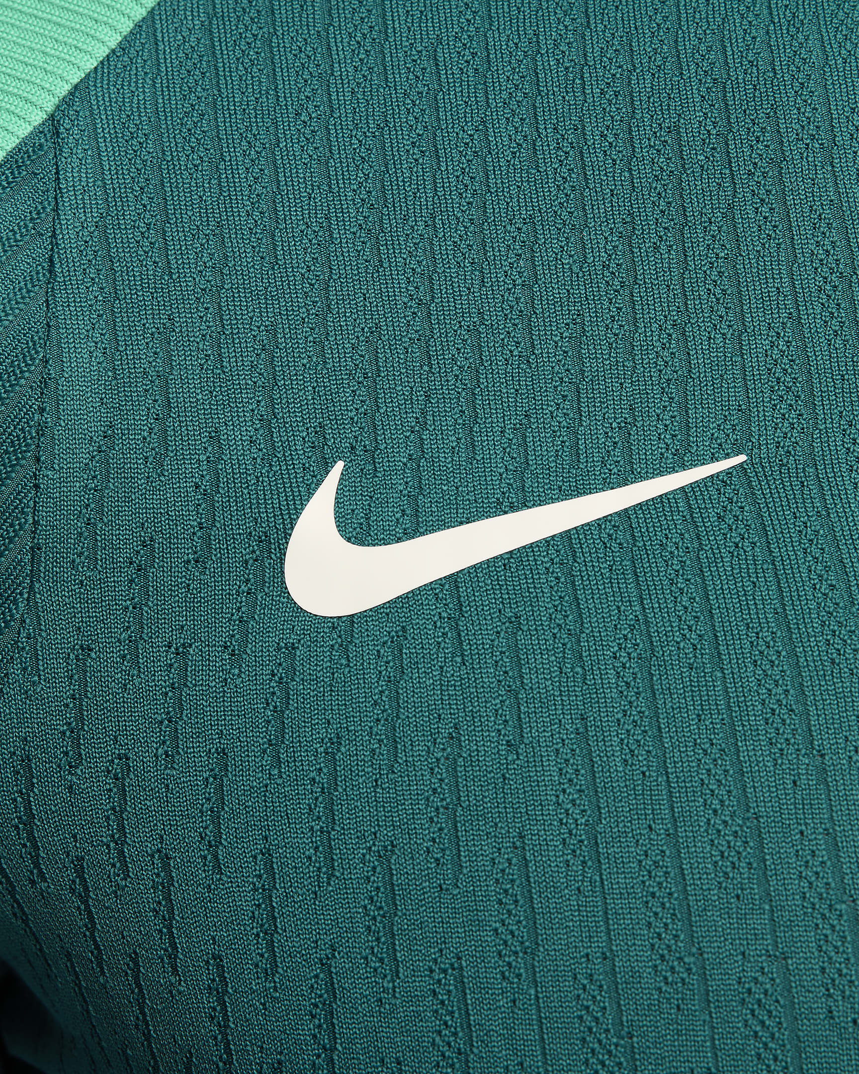 Portugália Strike Elite Nike Dri-FIT ADV kötött, férfi edzőfelső futballhoz - Geode Teal/Kinetic Green/Sail