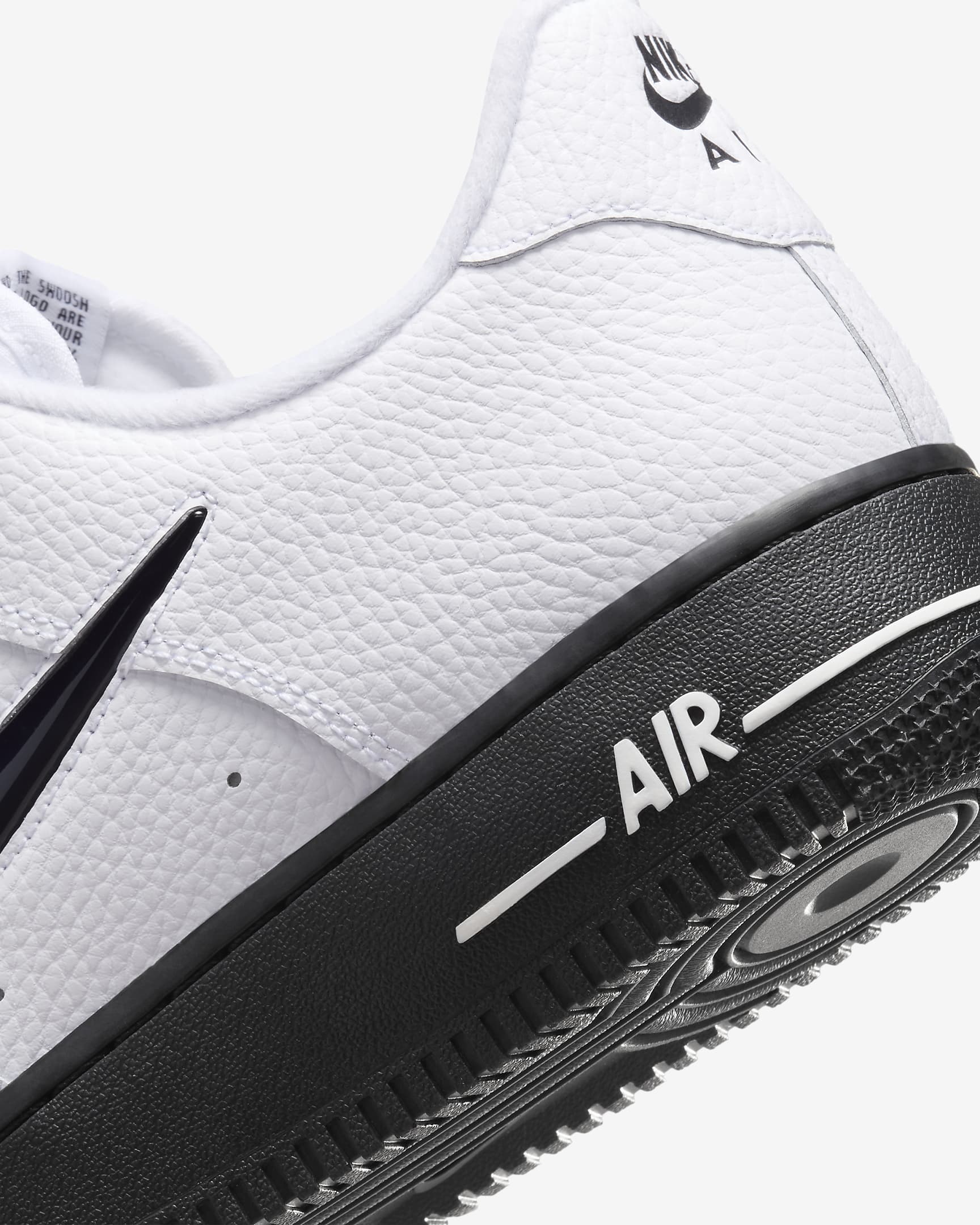 Chaussure Nike Air Force 1 pour homme - Blanc/Noir