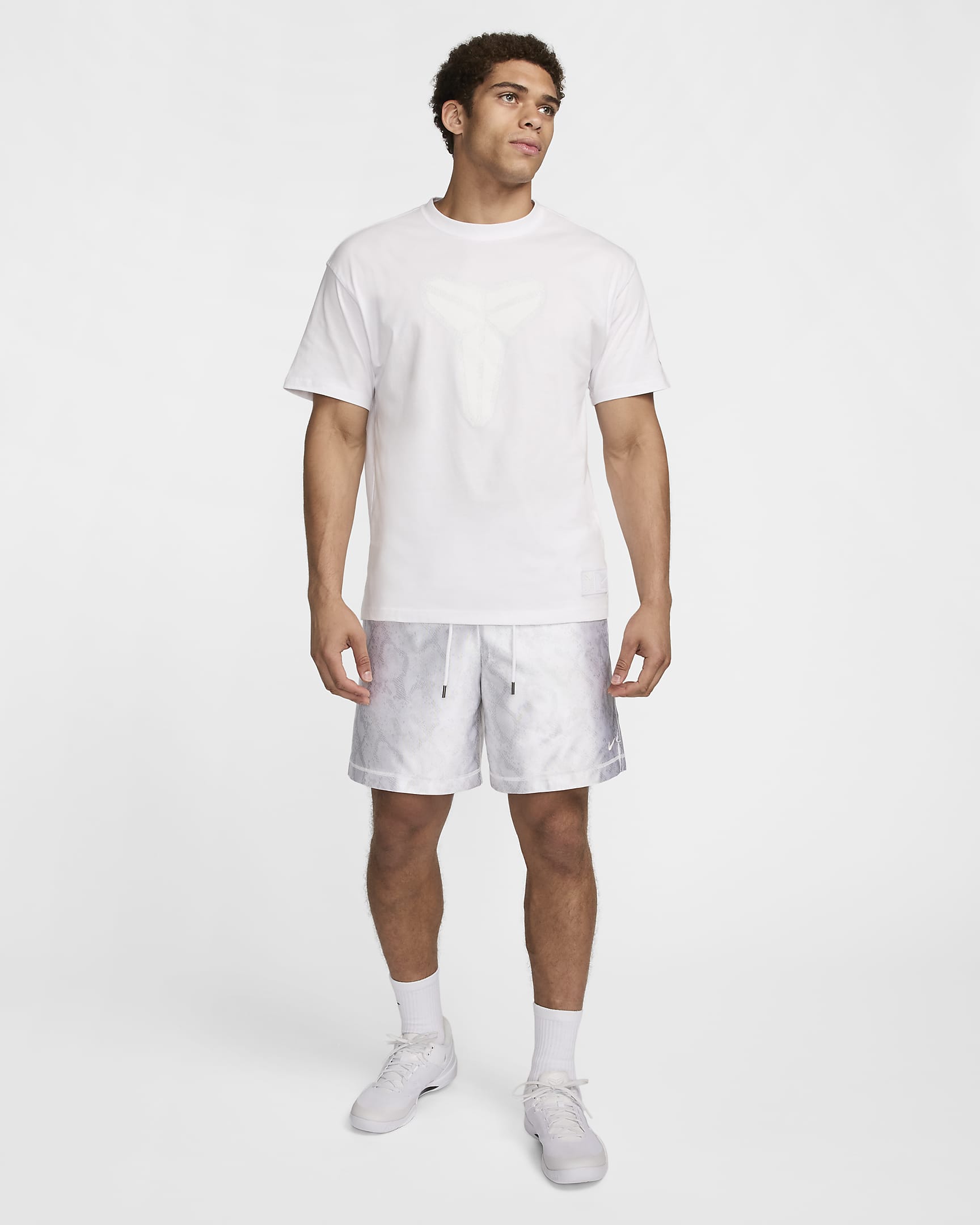 T-shirt de basket Max90 KB pour homme - Blanc