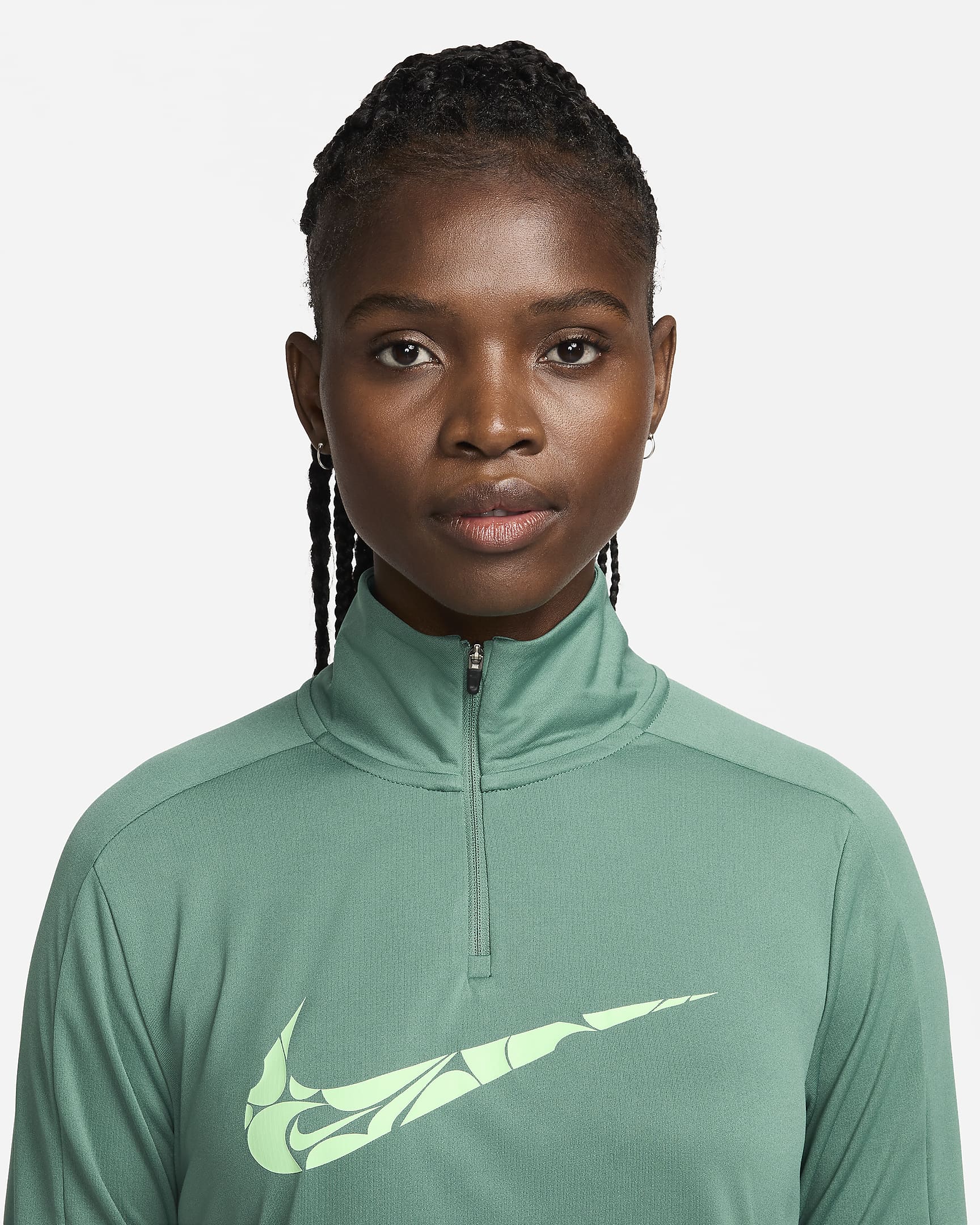 Nike Swoosh Women's Dri-FIT 1/4-Zip Mid Layer. Nike CH