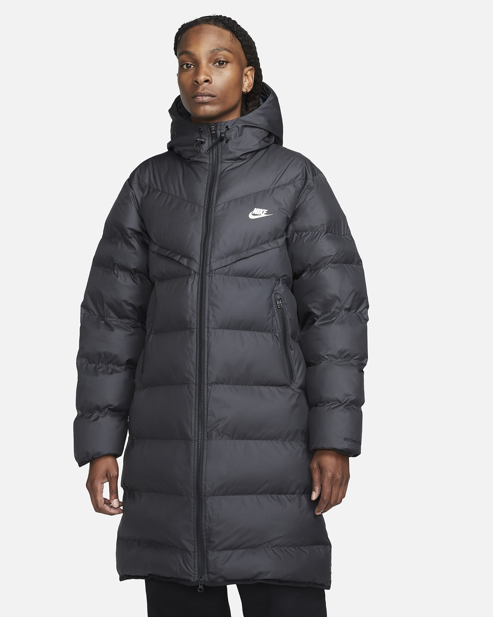 Nike Windrunner PrimaLoft® Men's Storm-FIT Hooded Parka Jacket - Black/Sail