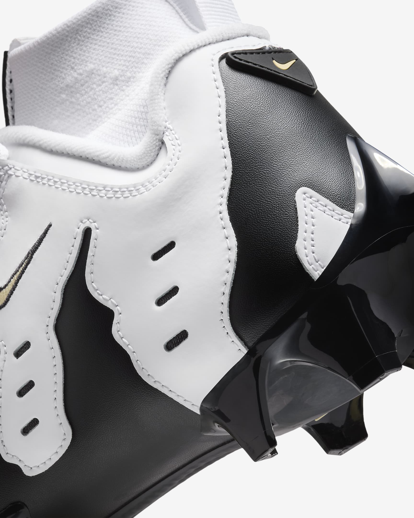 Nike Diamond Turf 96 TD Football Cleats - White/Black/Team Gold