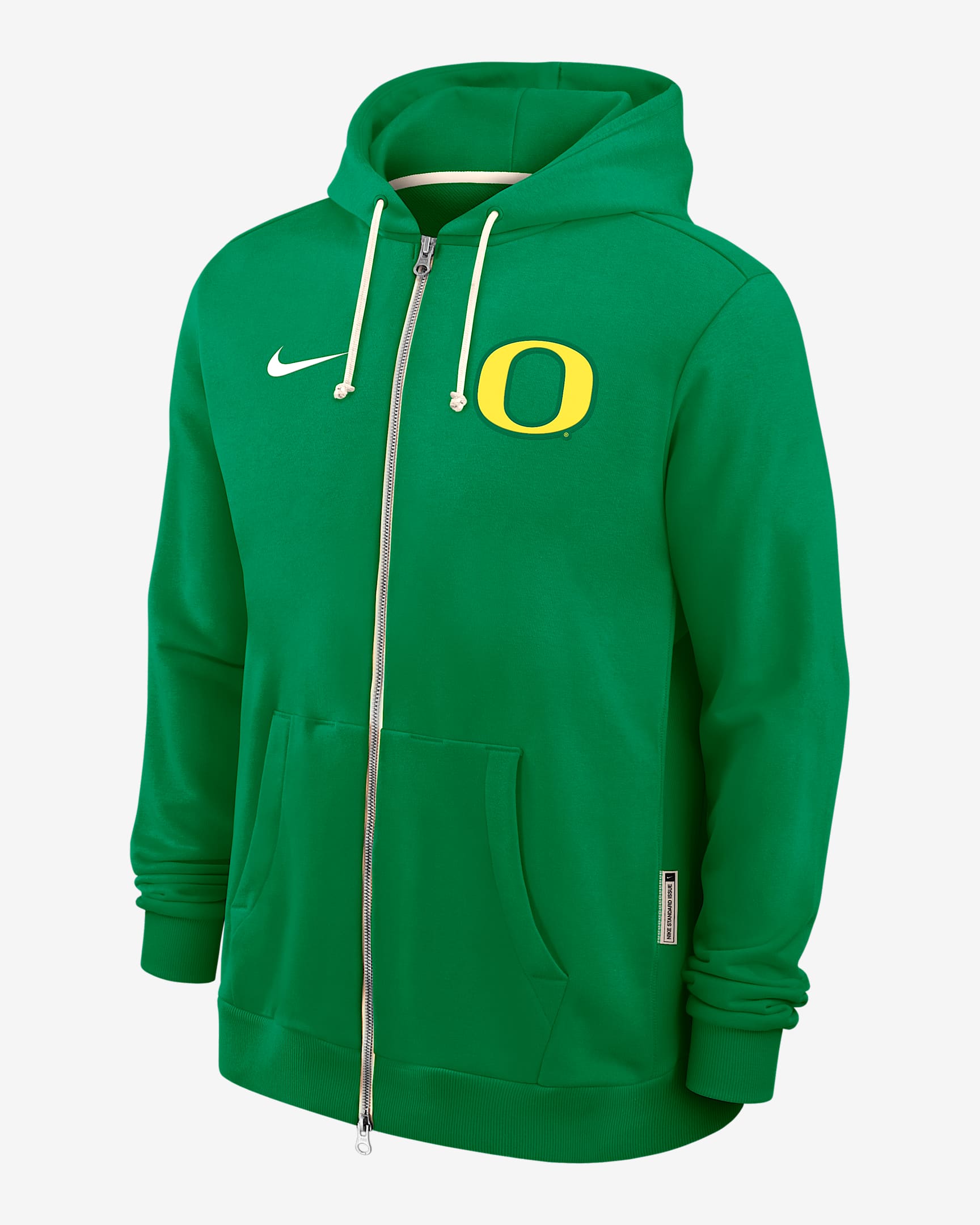 Oregon Sideline Men's Nike Dri-FIT College Full-Zip Hoodie - Apple Green