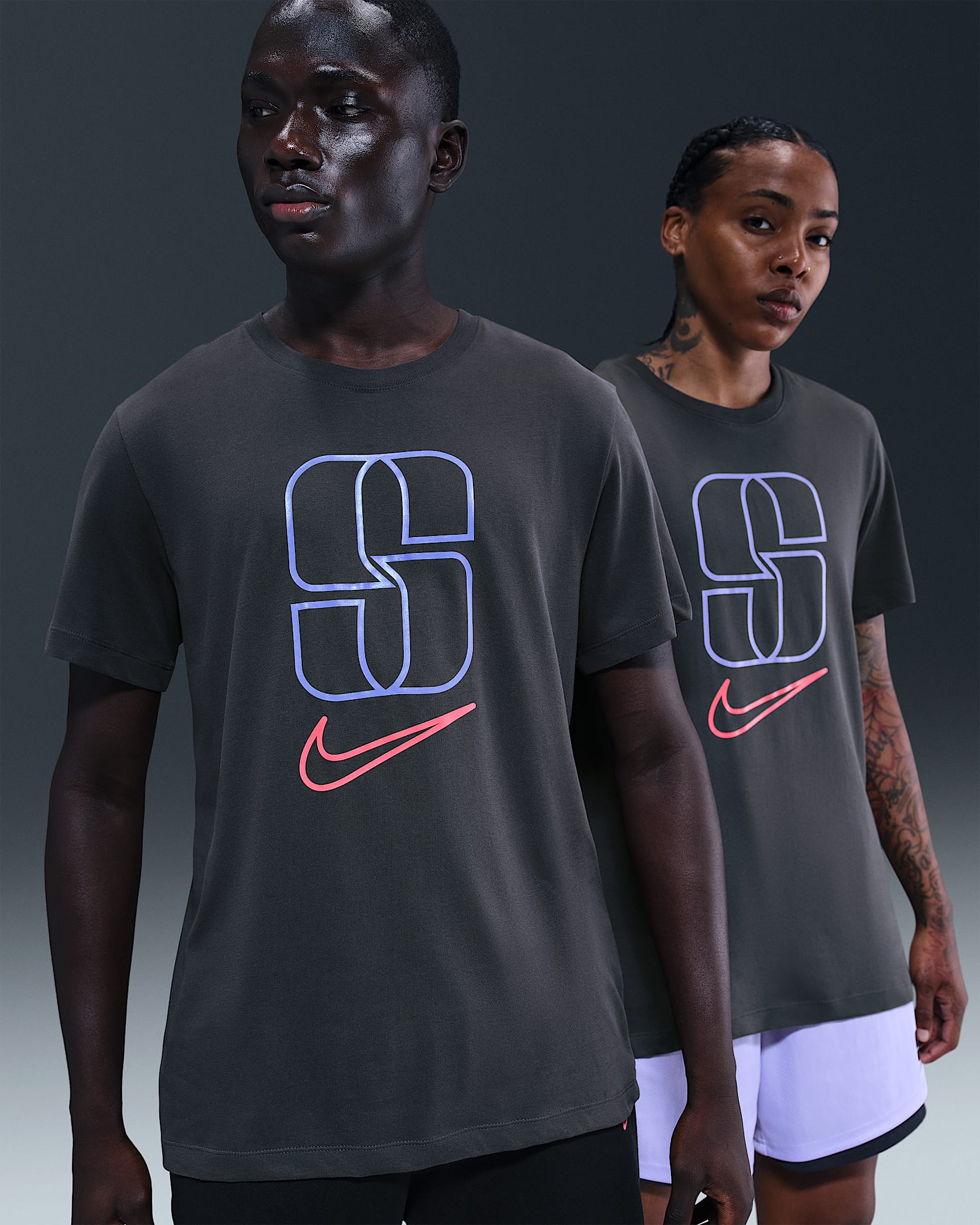 Sabrina Men's Dri-FIT Basketball T-Shirt - Anthracite