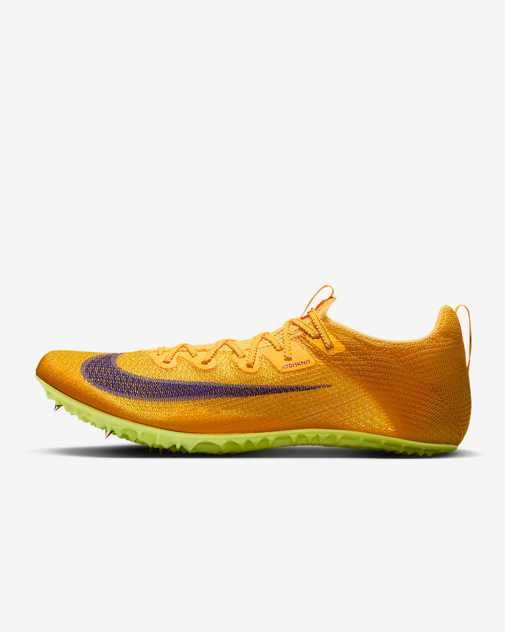 Nike Zoom Superfly Elite 2 Track & Field Sprinting Spikes - Citron Pulse/Volt Ice/Laser Orange/Indigo Burst
