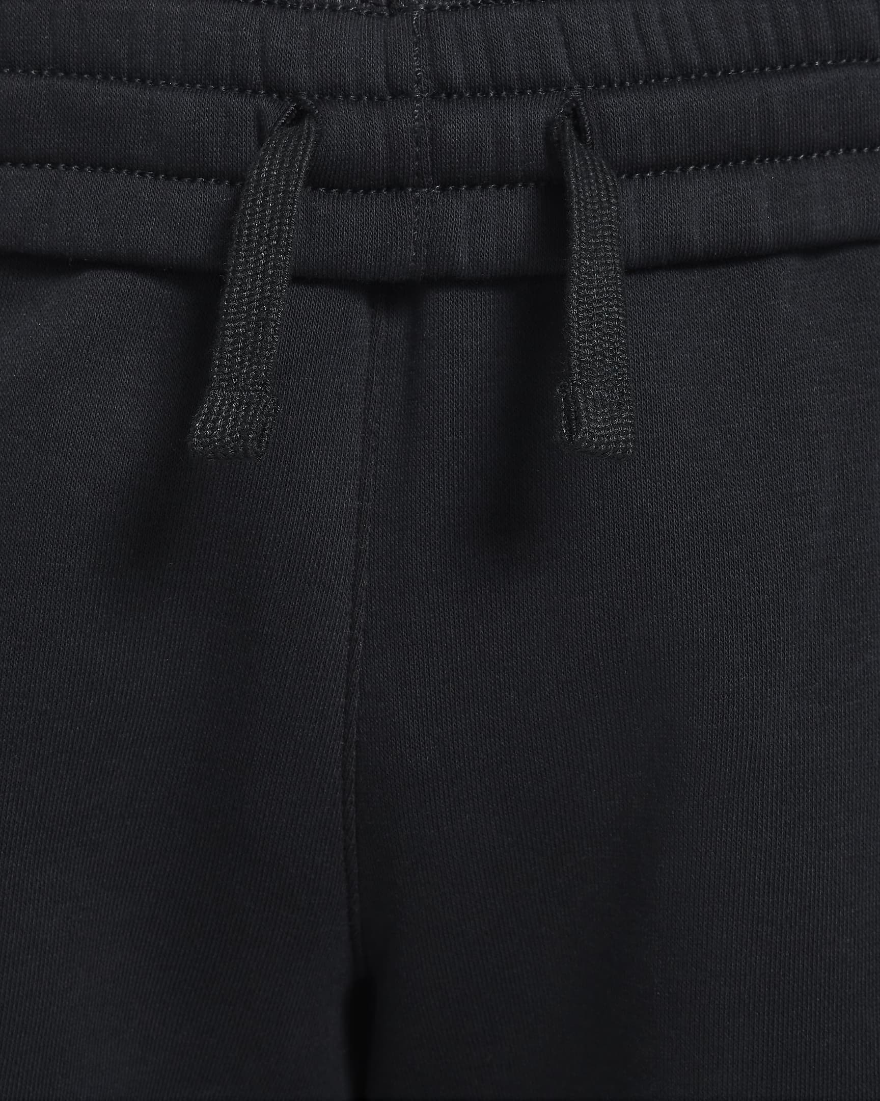 Nike Sportswear Club Fleece Older Kids' Tracksuit Shorts Set - Black/Black/Smoke Grey/White