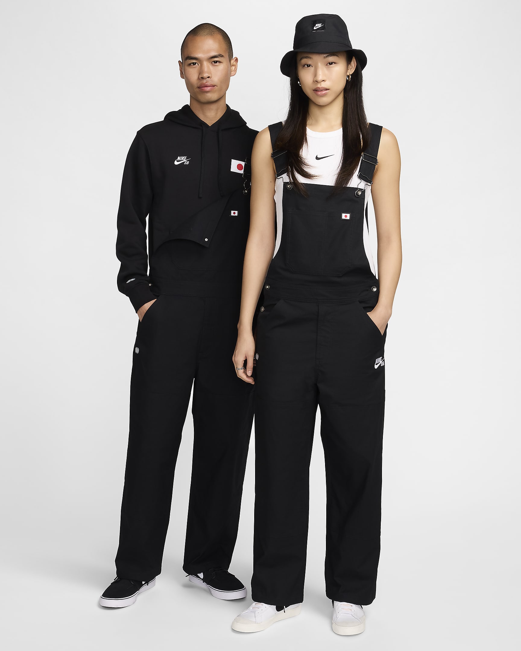 Nike SB Japan Skate Overalls - Black/White