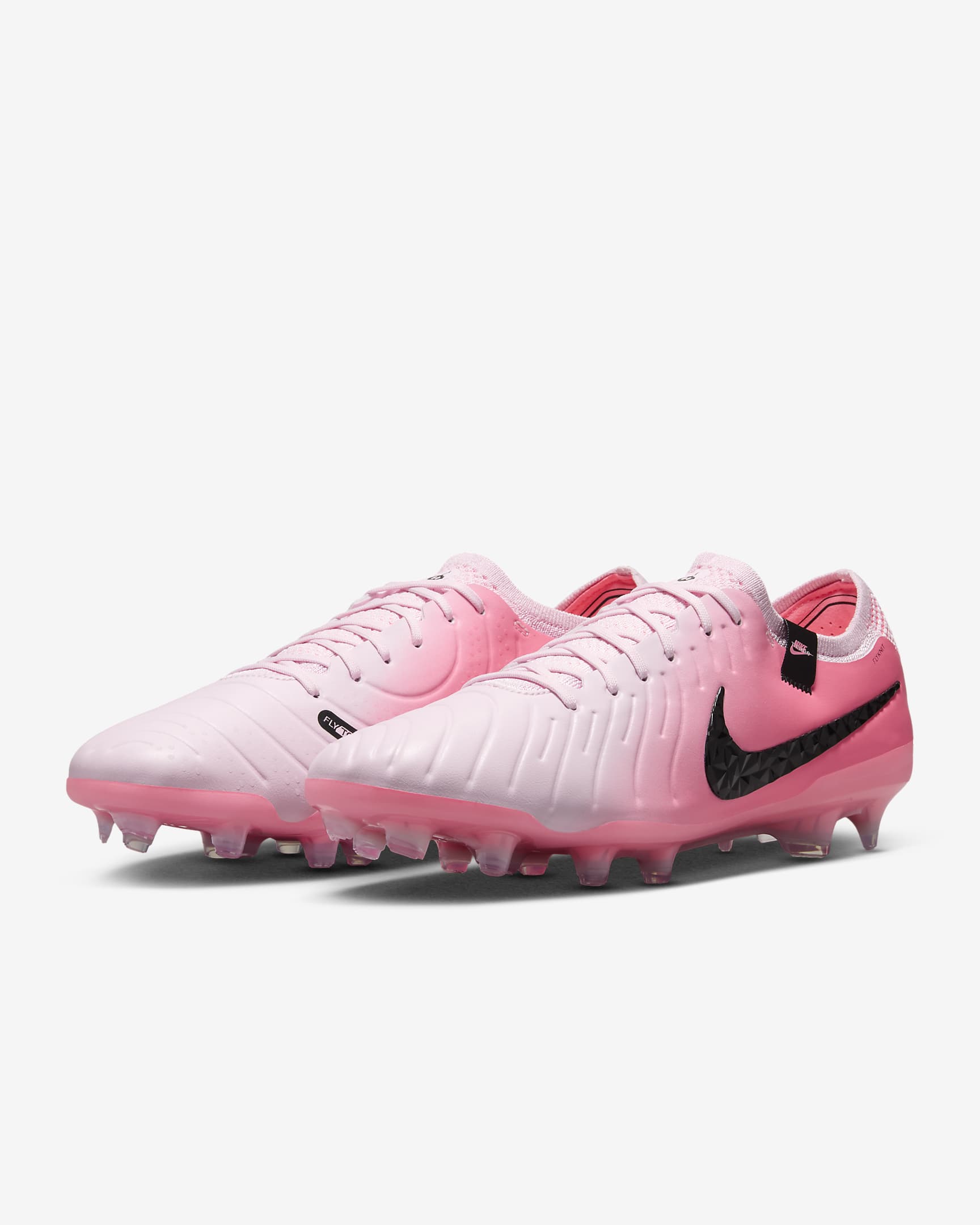 รองเท้าสตั๊ดฟุตบอลไม่หุ้มข้อ FG Nike Tiempo Legend 10 Elite - Pink Foam/ดำ