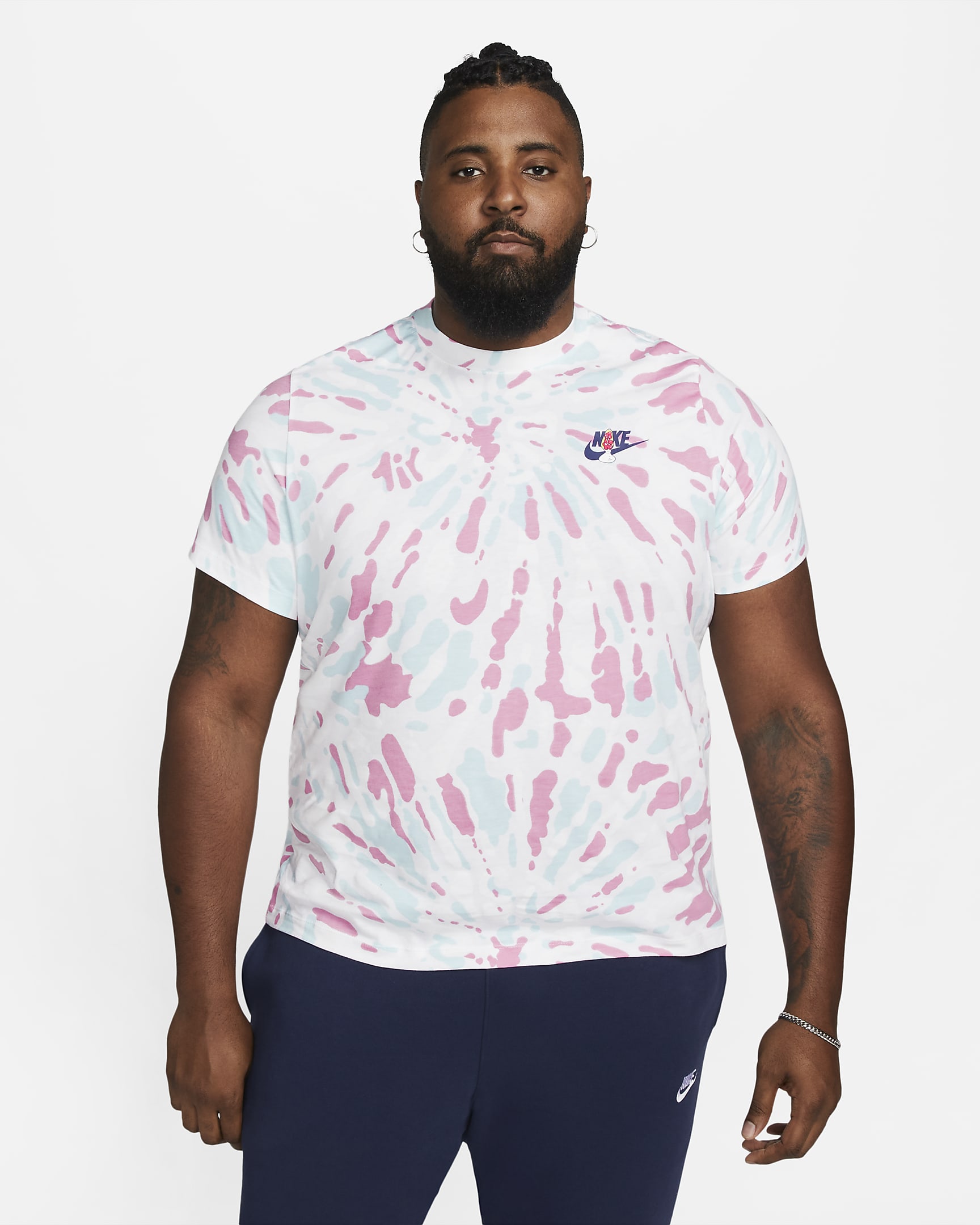 mens nike tie dye shirt