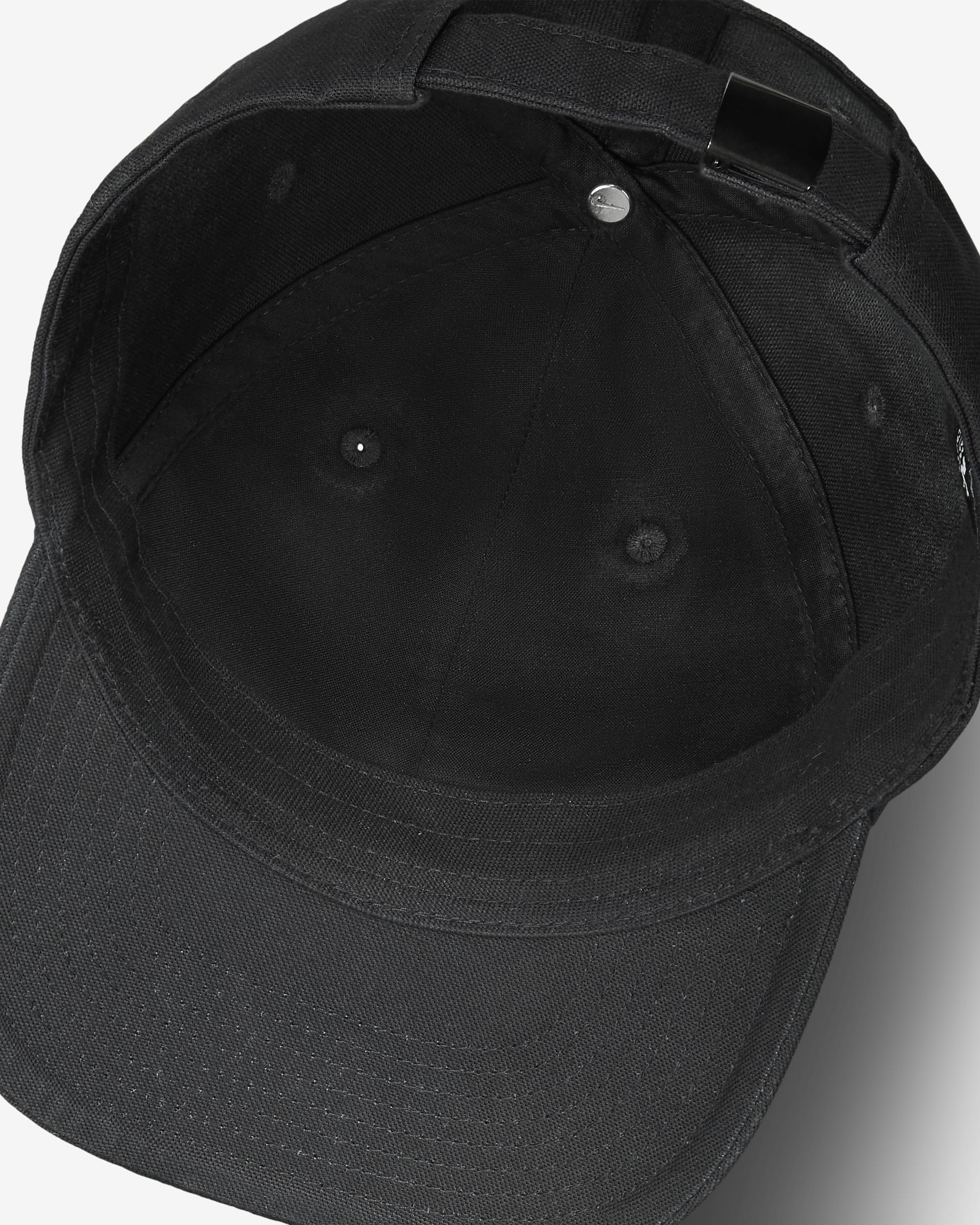 Nike SB Club Unstructured Skate Cap - Black/White