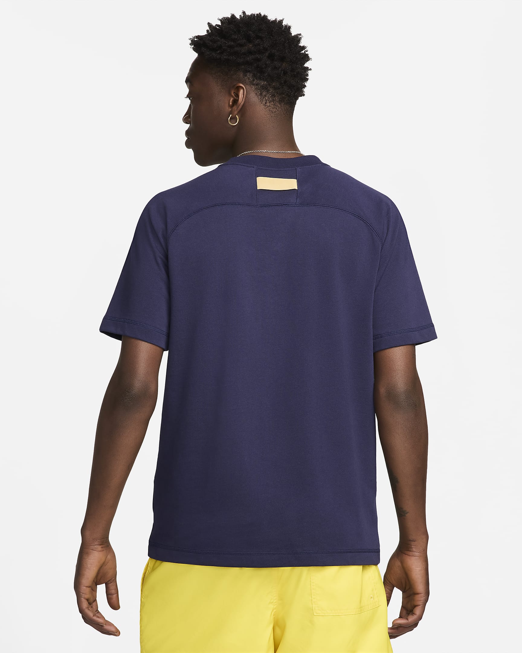 FFF Travel Nike Football Short-Sleeve Top - Blackened Blue/Club Gold