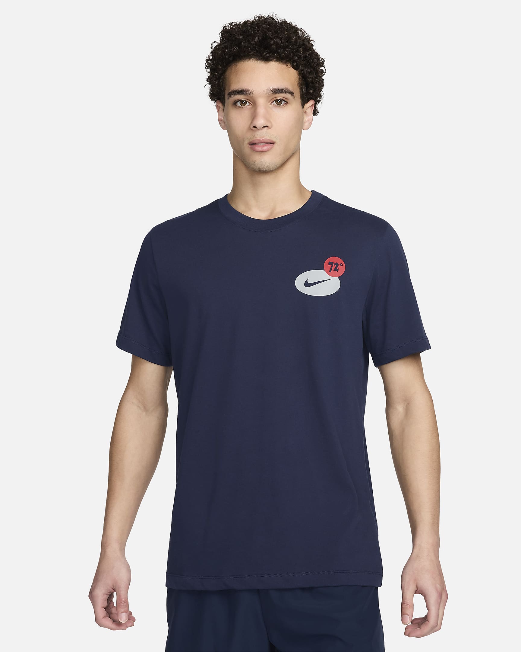 Playera de fitness Nike Dri-FIT para hombre - Obsidiana