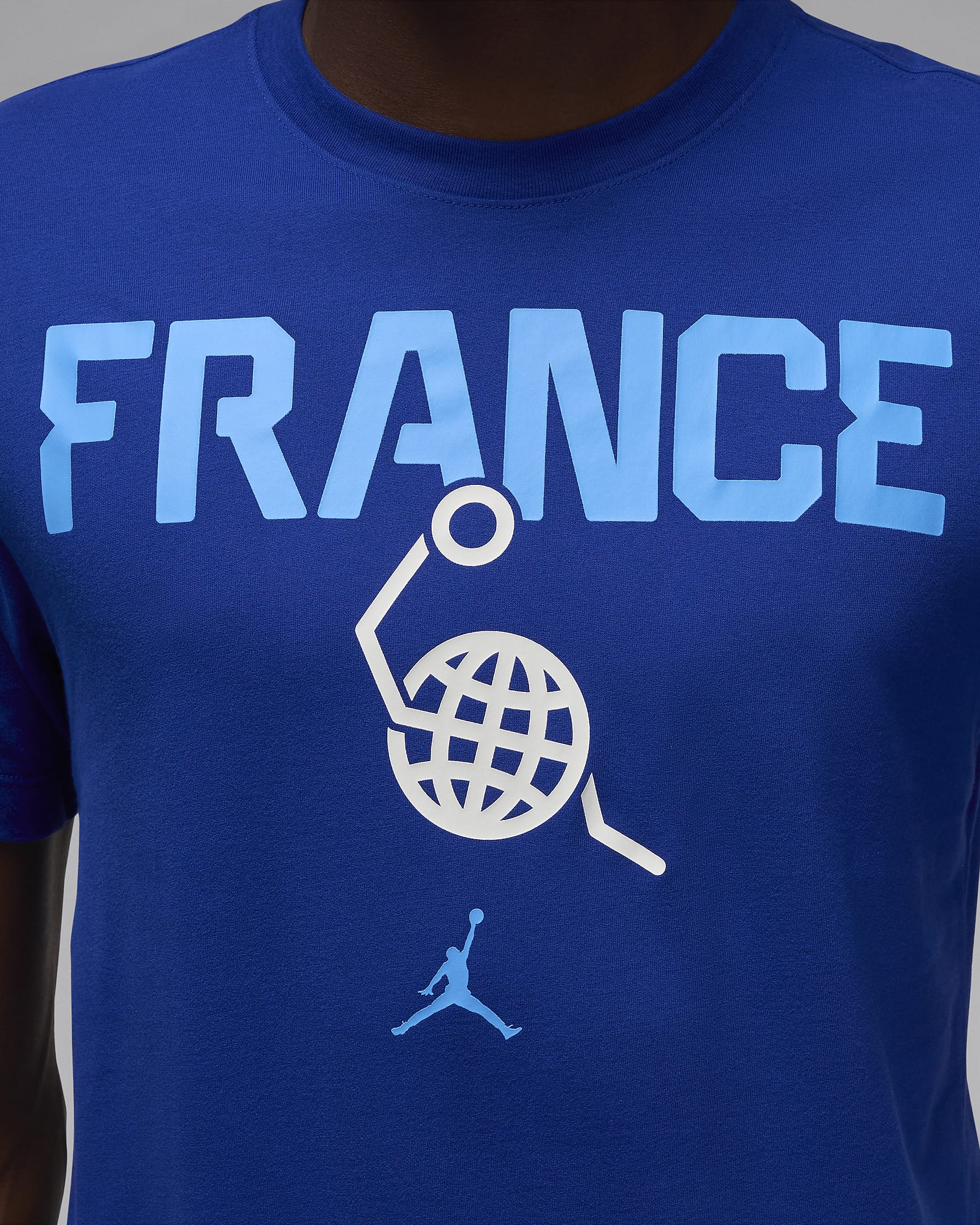 T-shirt Nike Basketball France pour homme - Old Royal/Old Royal/Blanc/University Blue