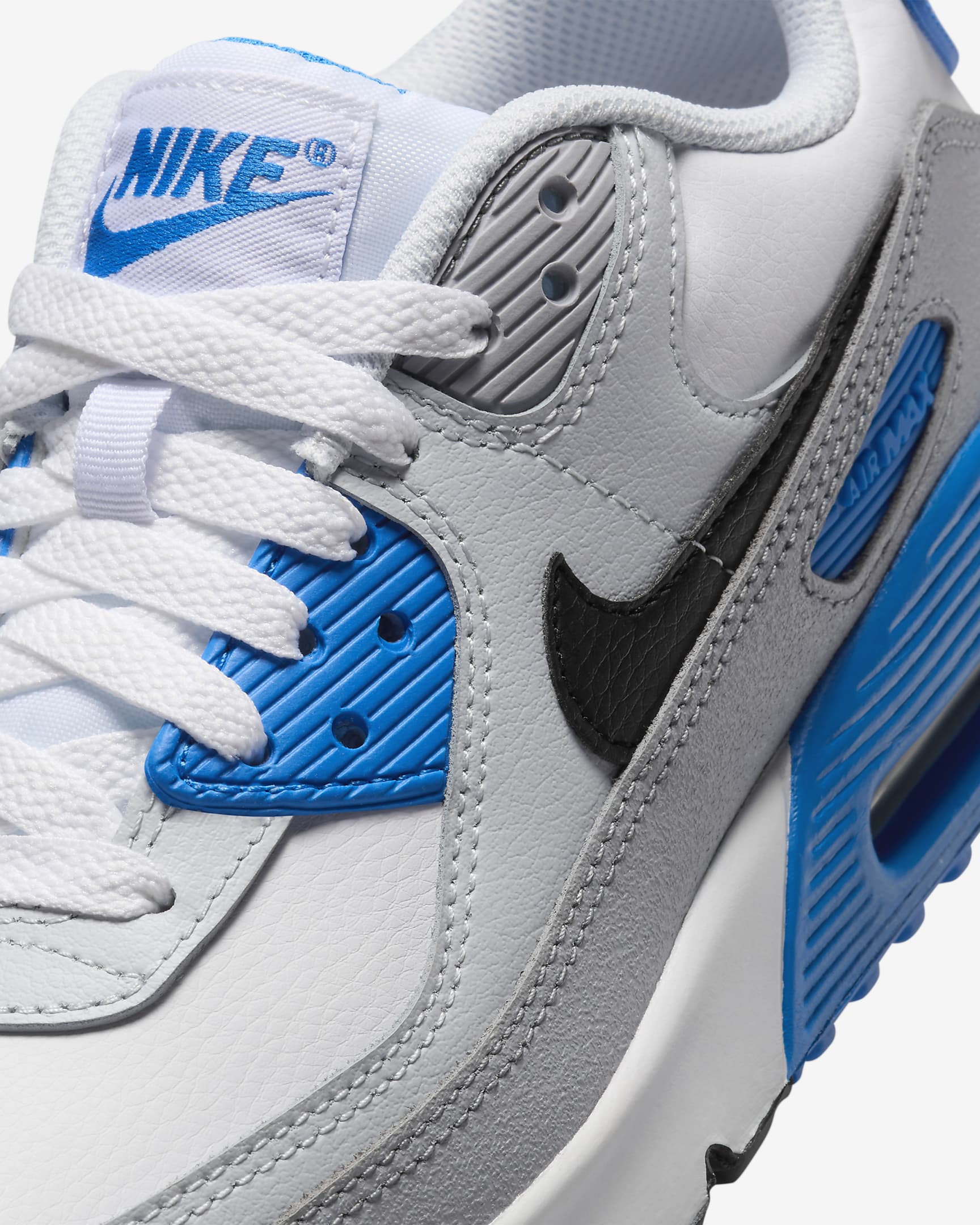 Nike Air Max 90 LTR sko til store barn - Hvit/Photo Blue/Pure Platinum/Svart