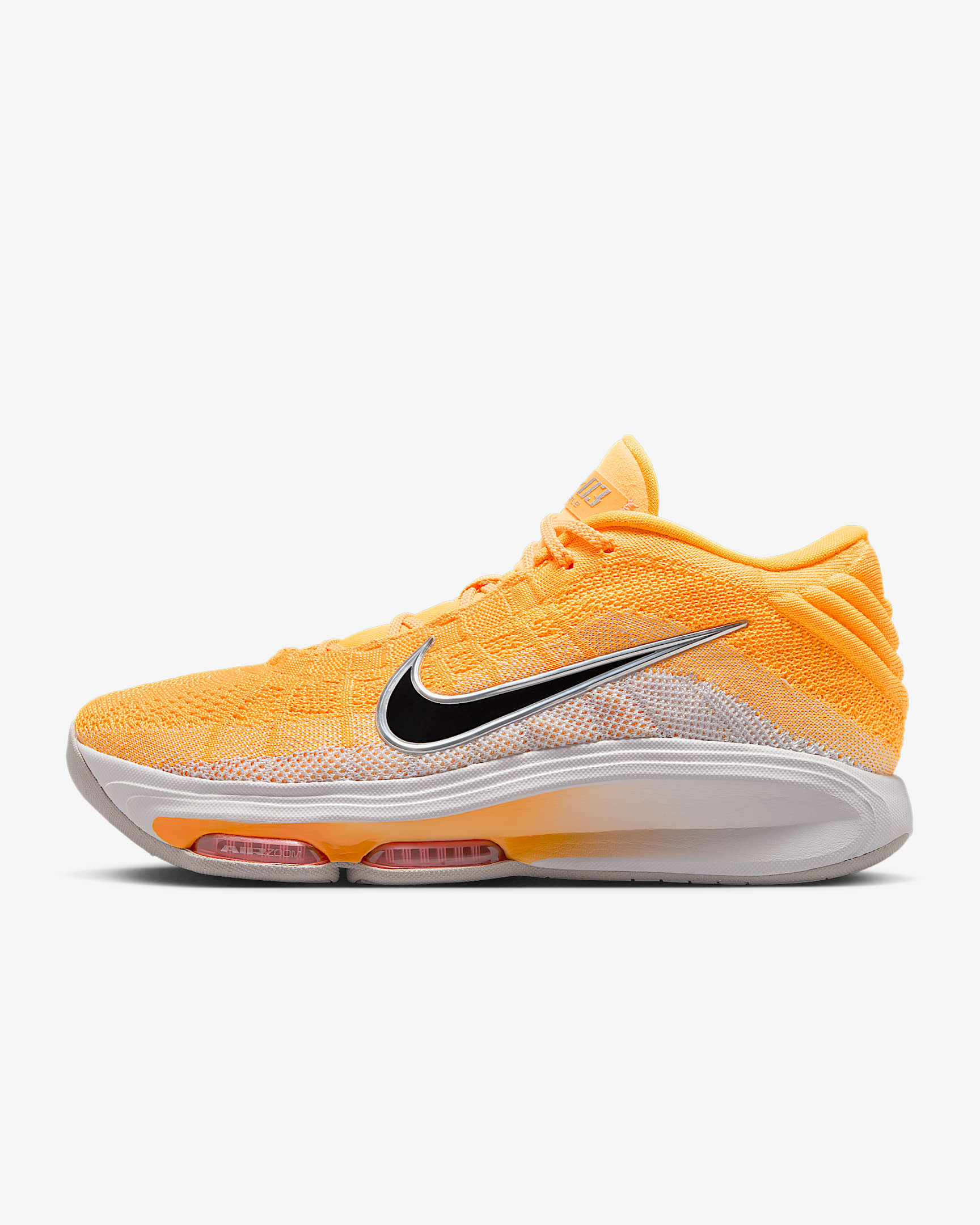 Nike G.T. Hustle 3 Basketbol Ayakkabısı - Laser Orange/Metallic Silver/Vast Grey/Siyah