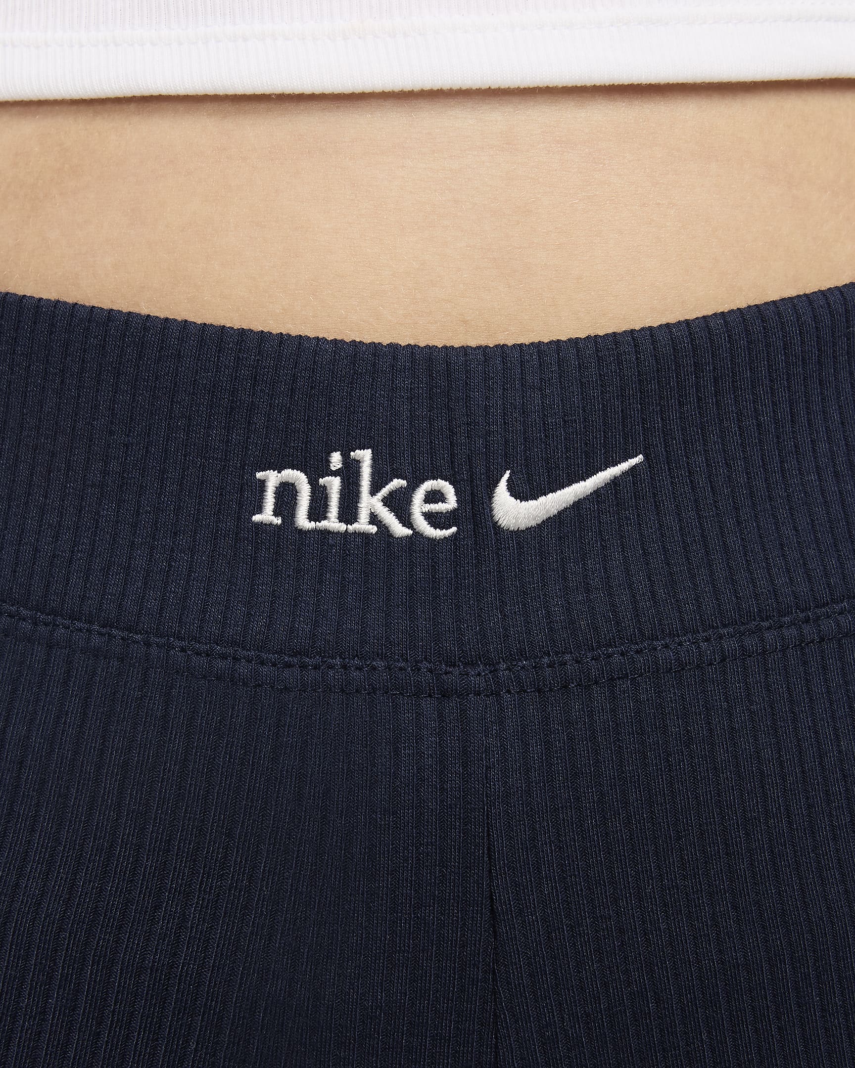 Nike Sportswear Women's High-Waisted Ribbed Flared Trousers. Nike UK