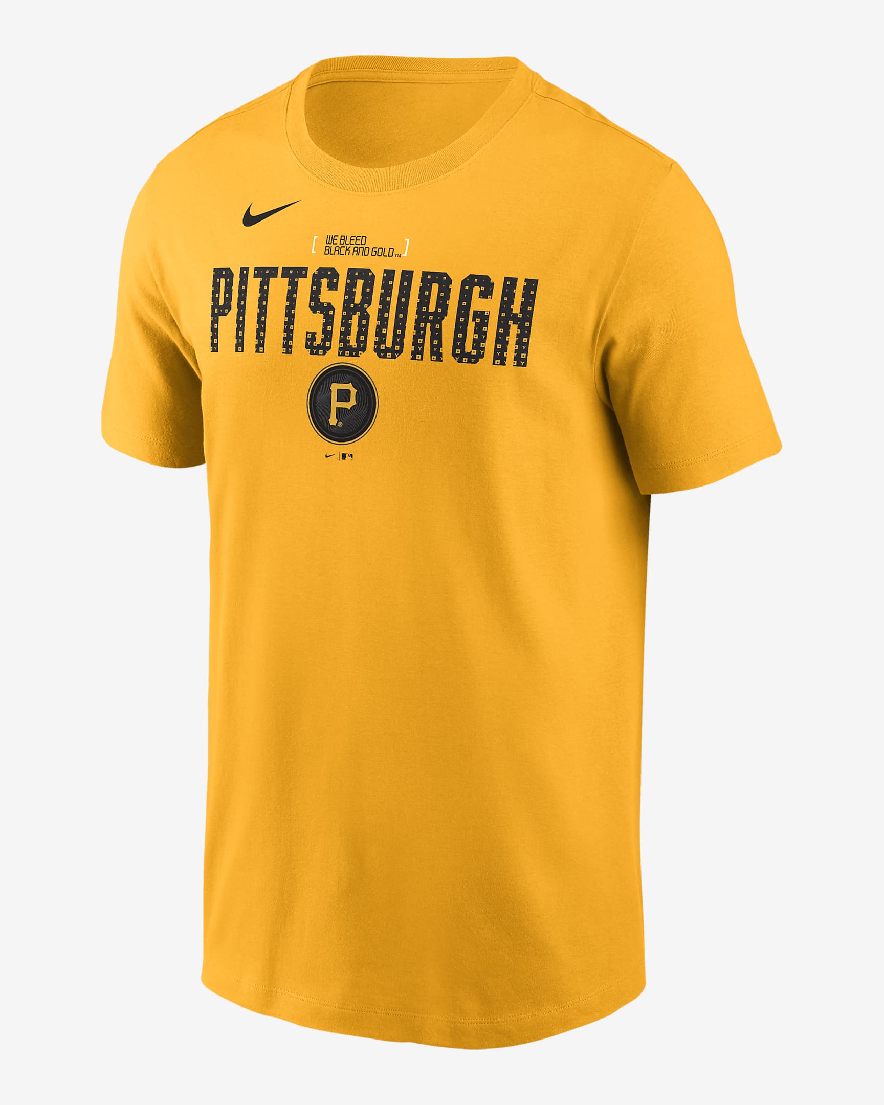 Pittsburgh Pirates City Connect Men's Nike MLB T-Shirt - Yellow