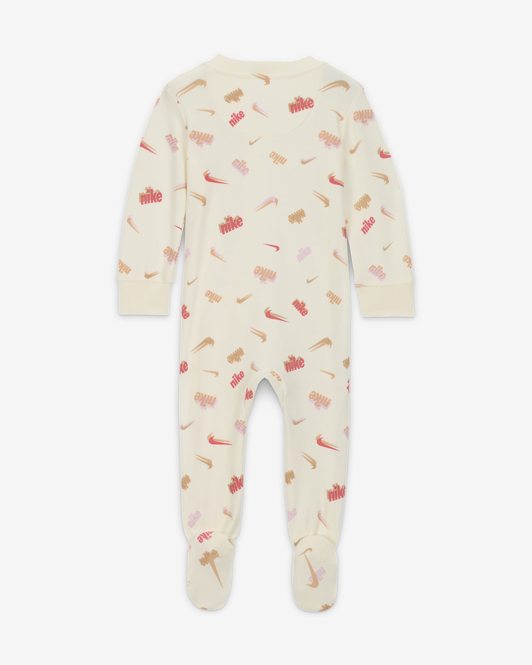 Nike Everyone From Day One Baby (0-9M) Footed Coverall - Pale Ivory