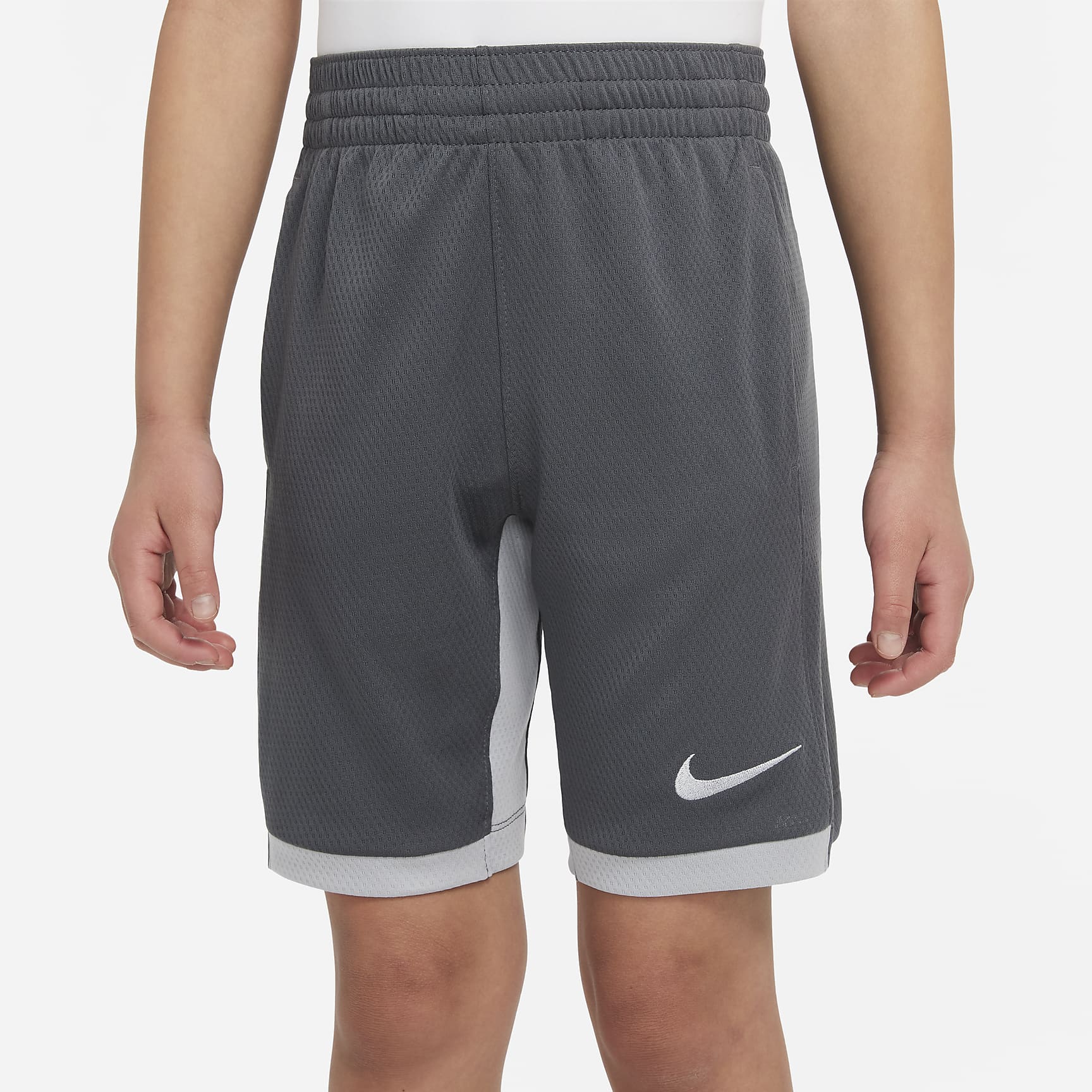 Nike Trophy Big Kids' (Boys') Training Shorts - Dark Grey/Wolf Grey/Wolf Grey
