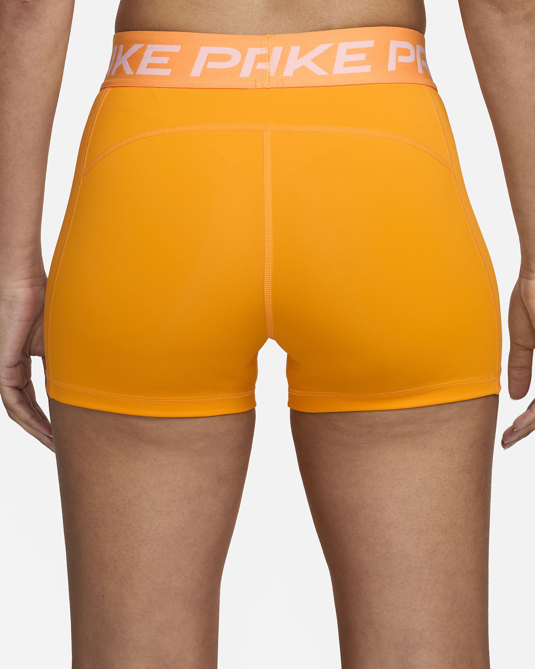 Nike Pro Women's 3" Shorts - Sundial/White